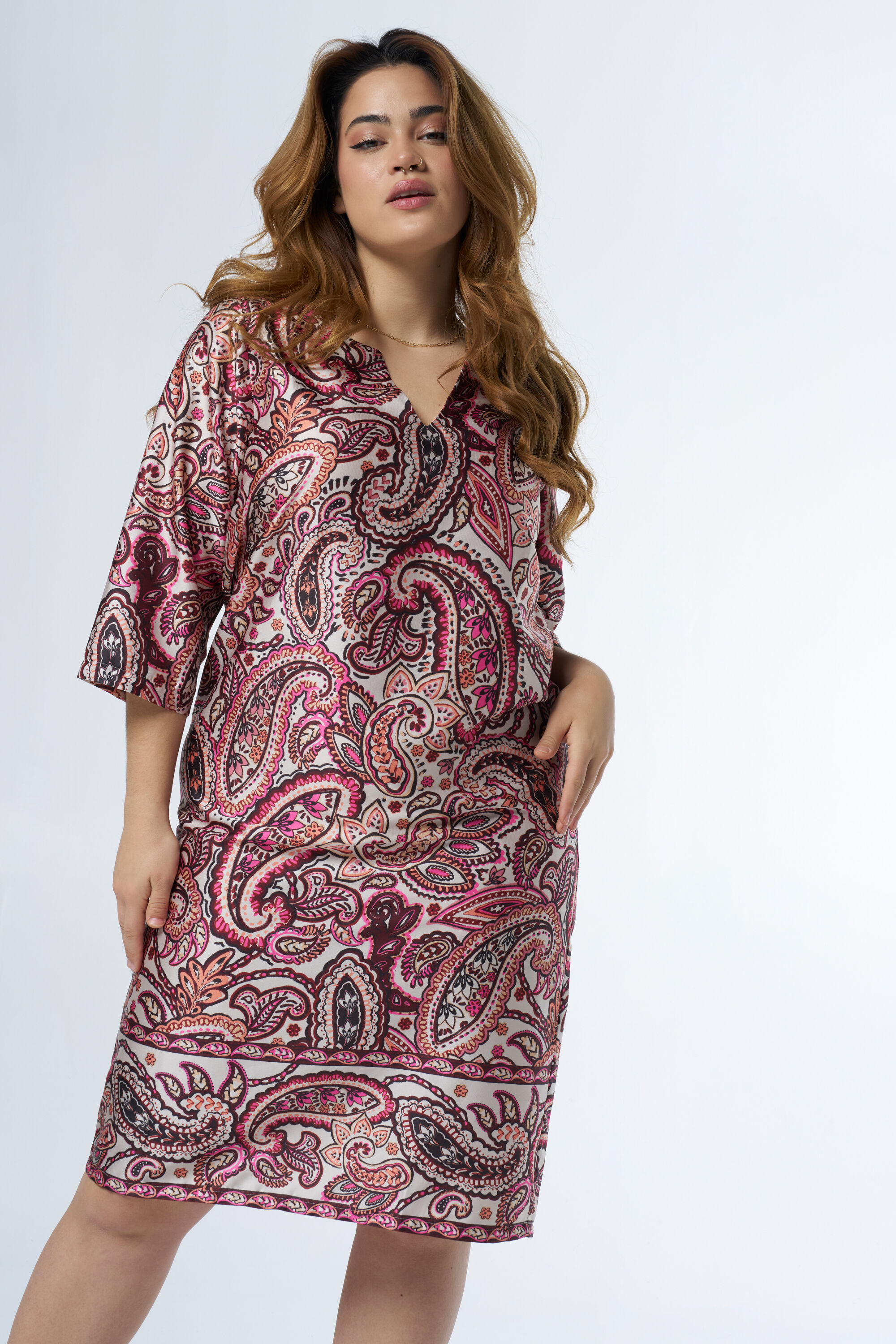 Kleid mit Paisley-Print image number 6