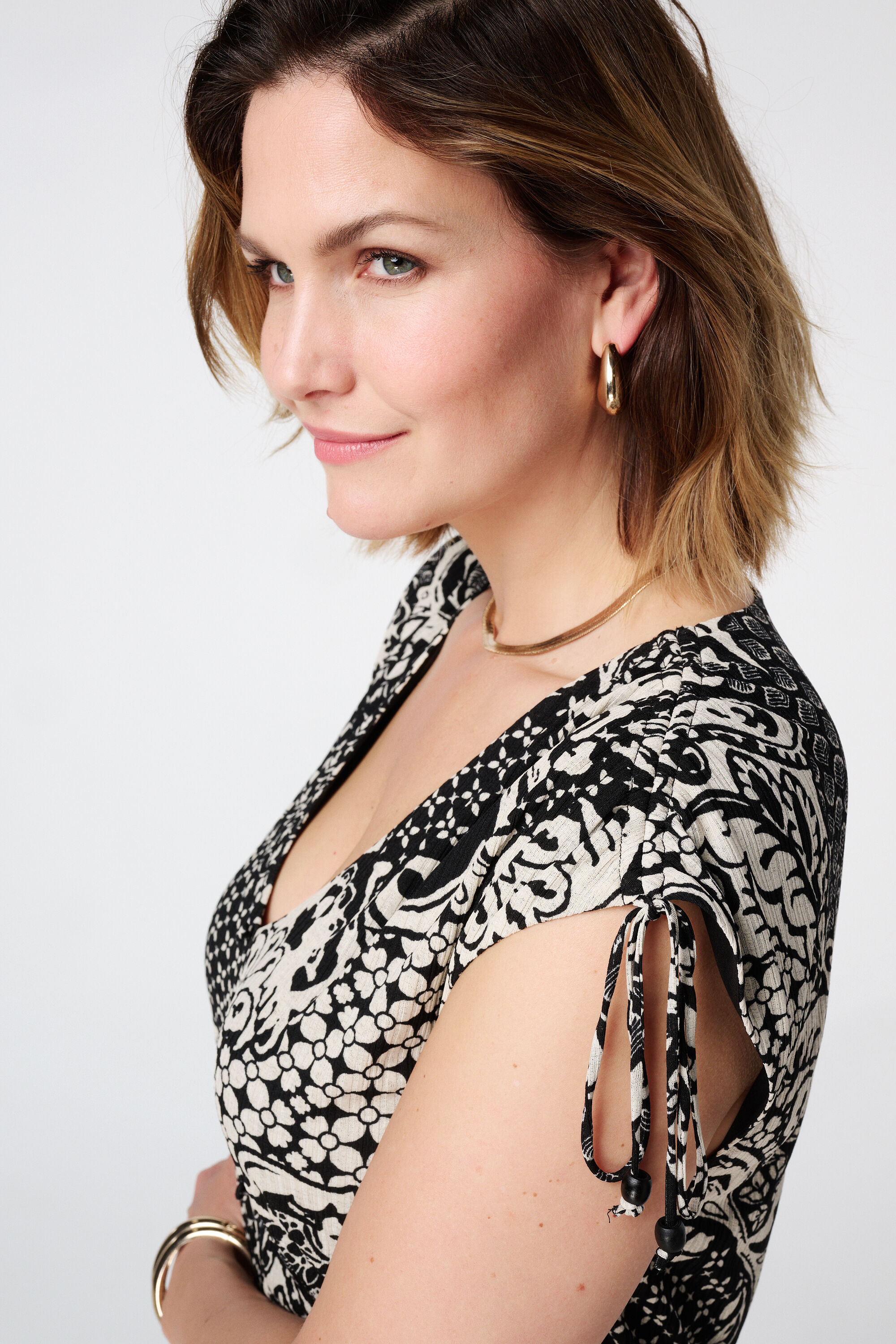 Midikleid mit Paisley-Print  image number 4