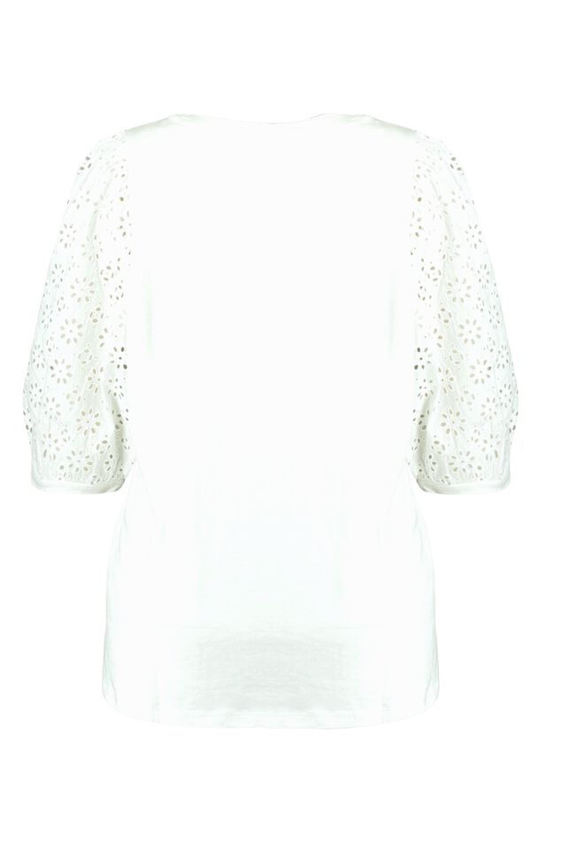 Top mit Stickerei image number 2