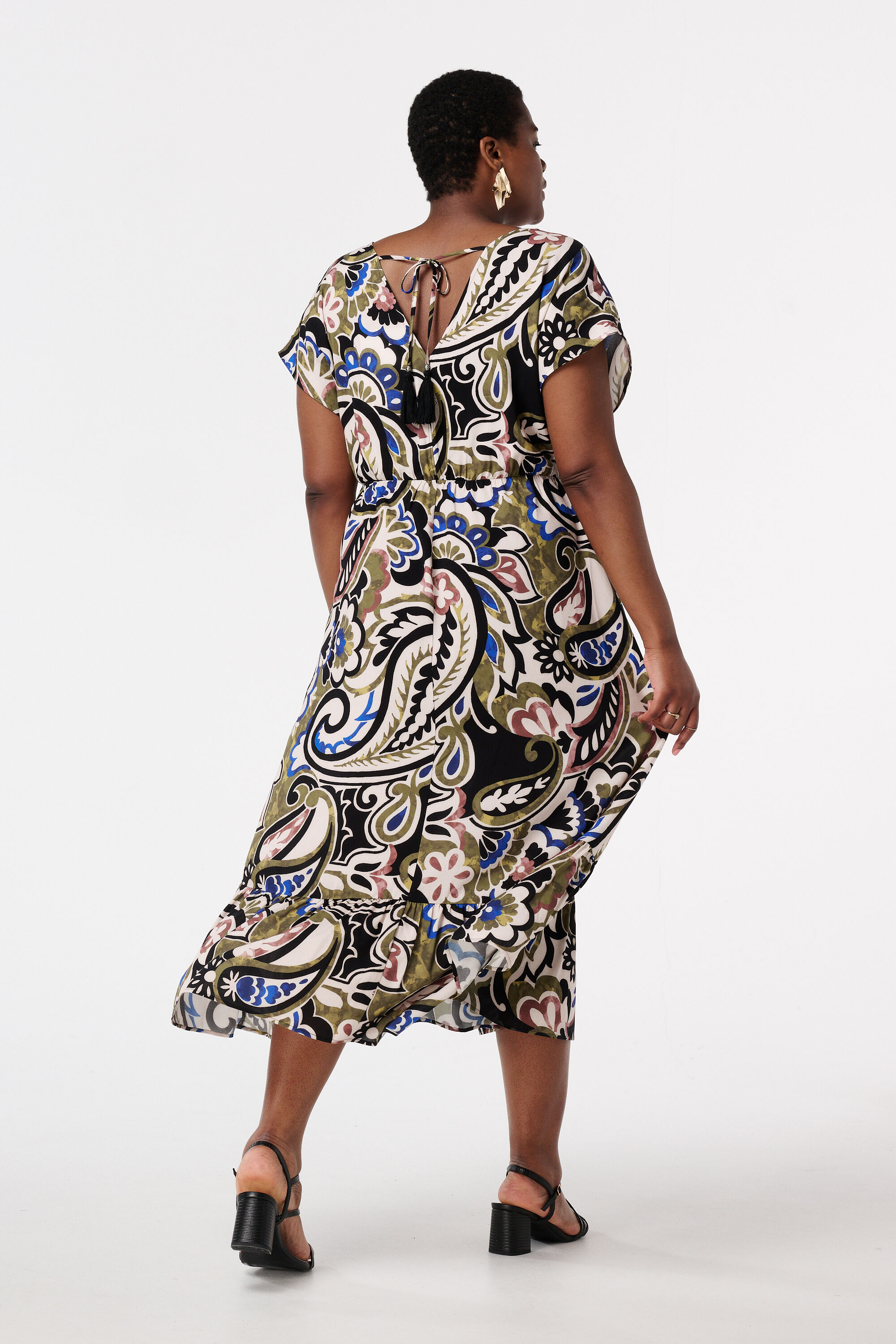 Midikleid mit Print image number 3