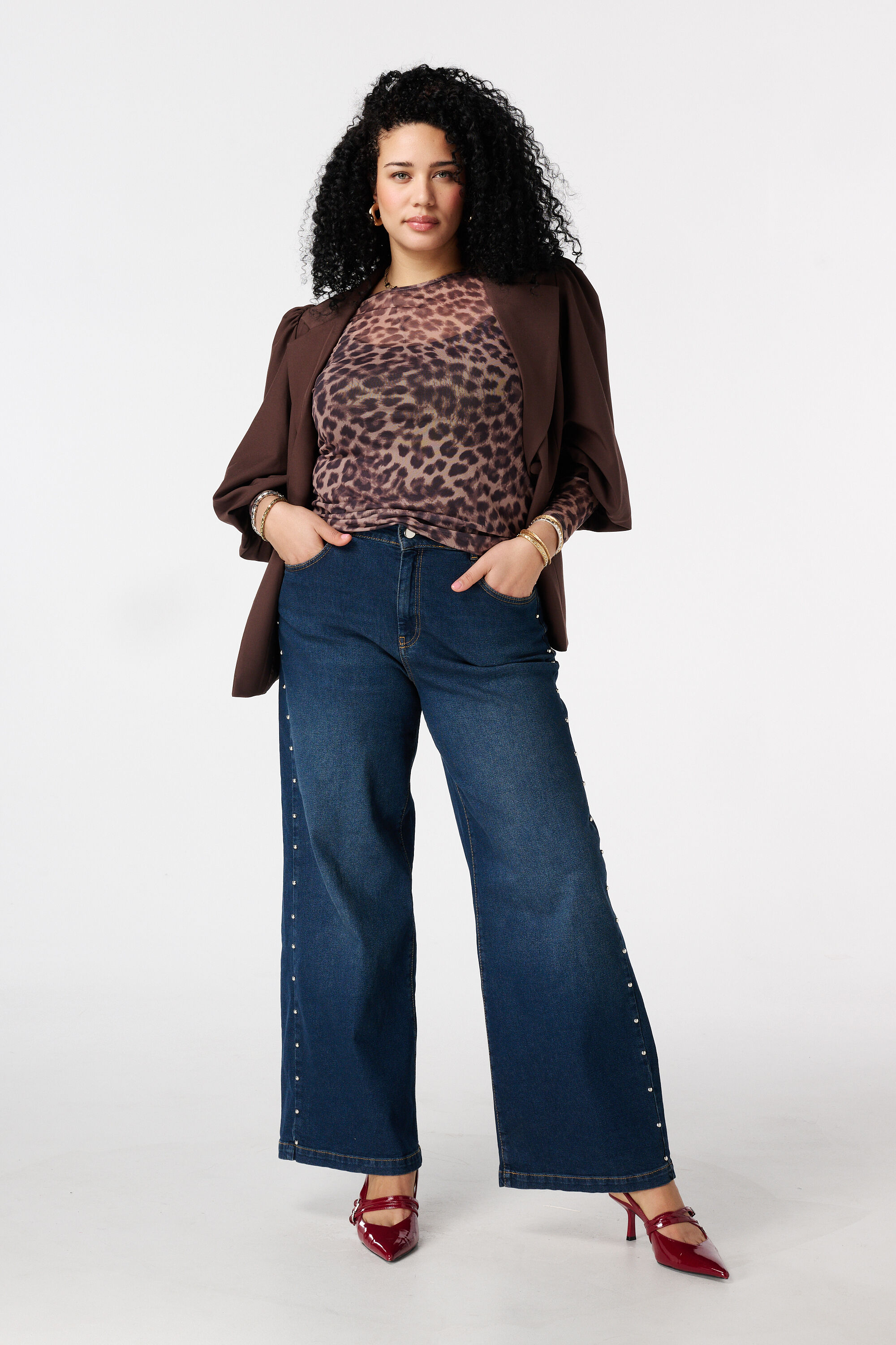 Mesh Top mit Print image number 5