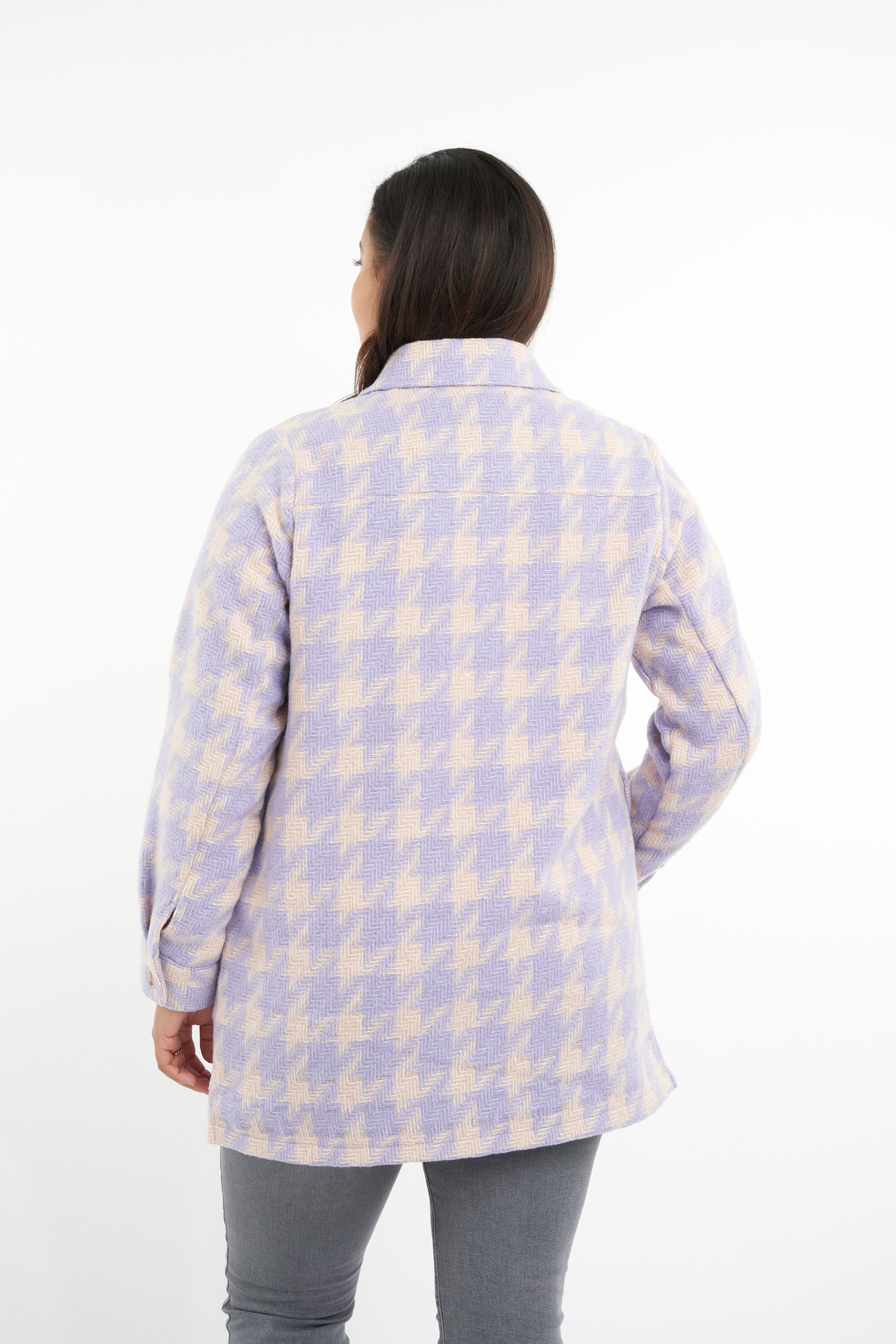 Shacket mit Hahnenrittmuster image number 4