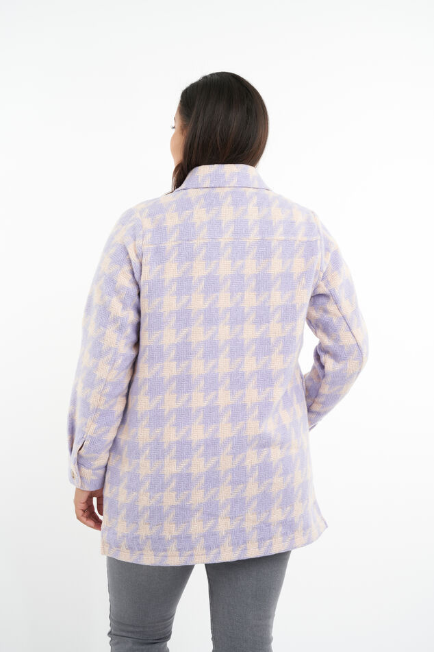 Shacket mit Hahnenrittmuster image number 4