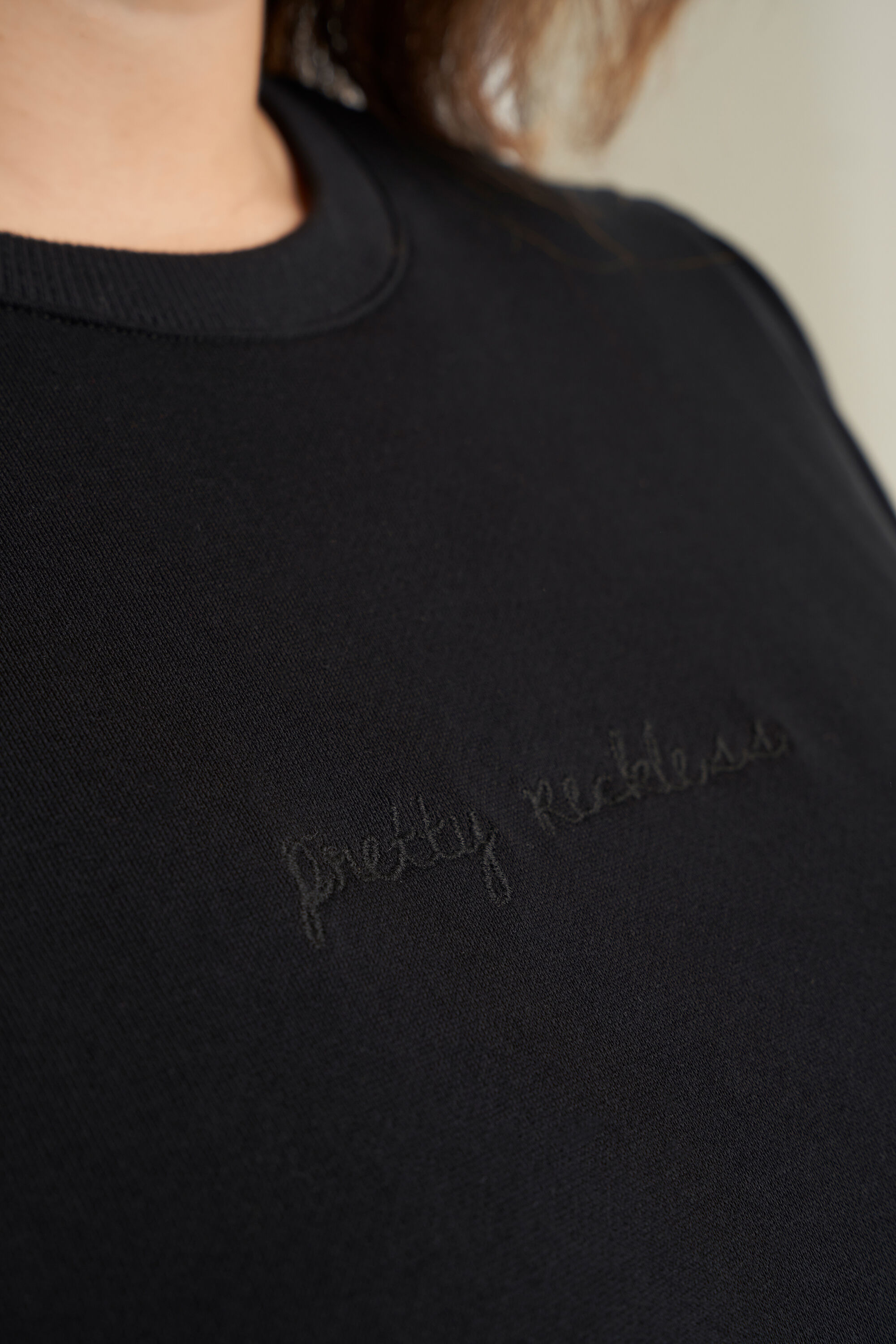 Sweatshirt-Kleid mit Puff&auml;rmeln  image number 4