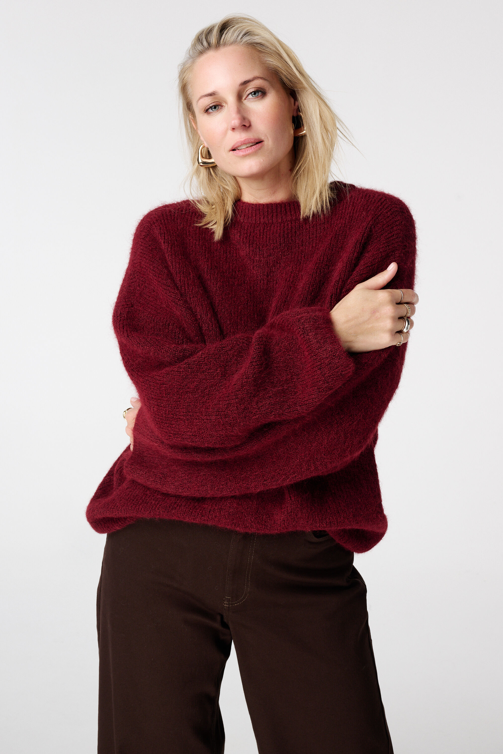 Weicher Pullover mit flauschiger Struktur