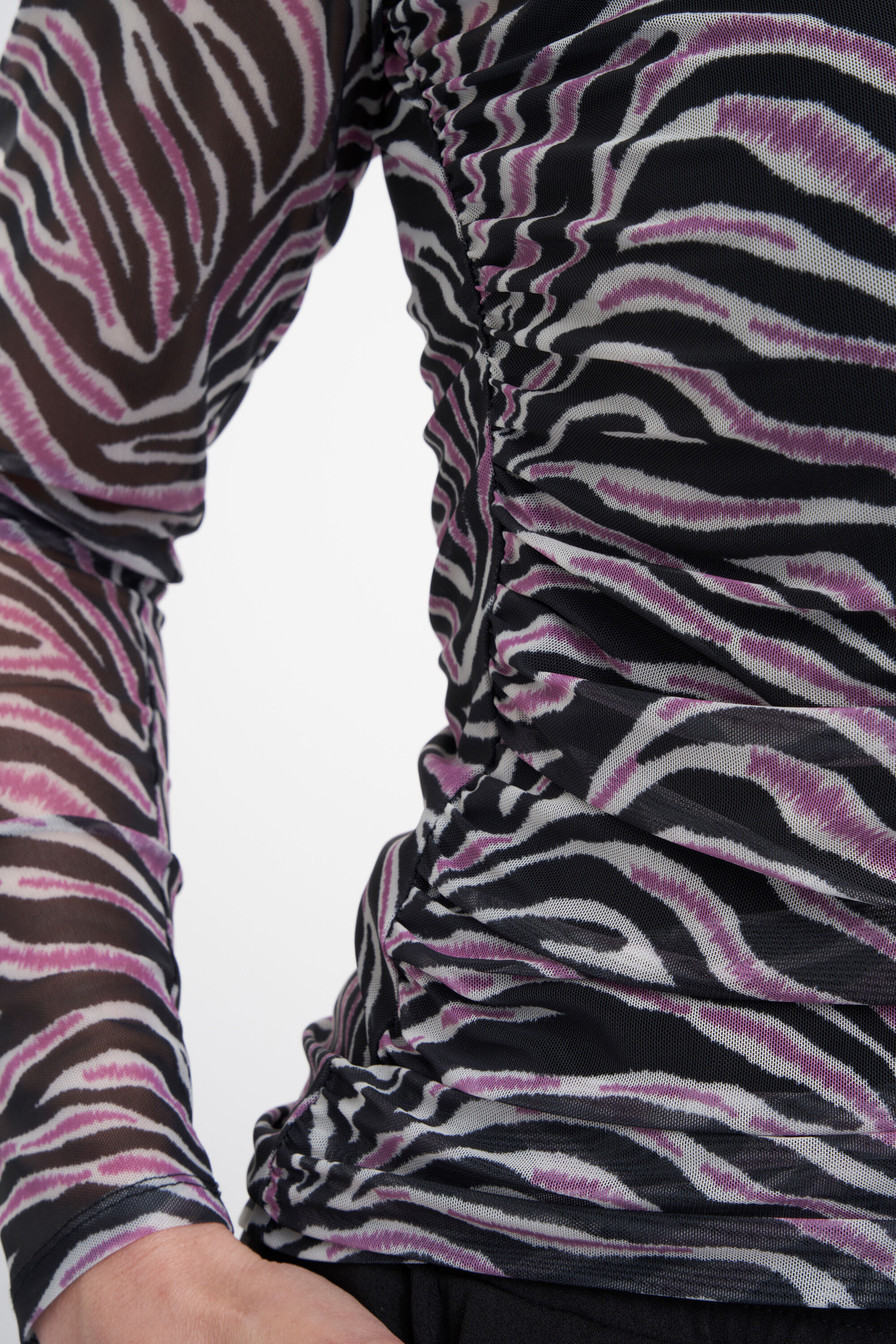 Mesh-Top mit Print  image number 4