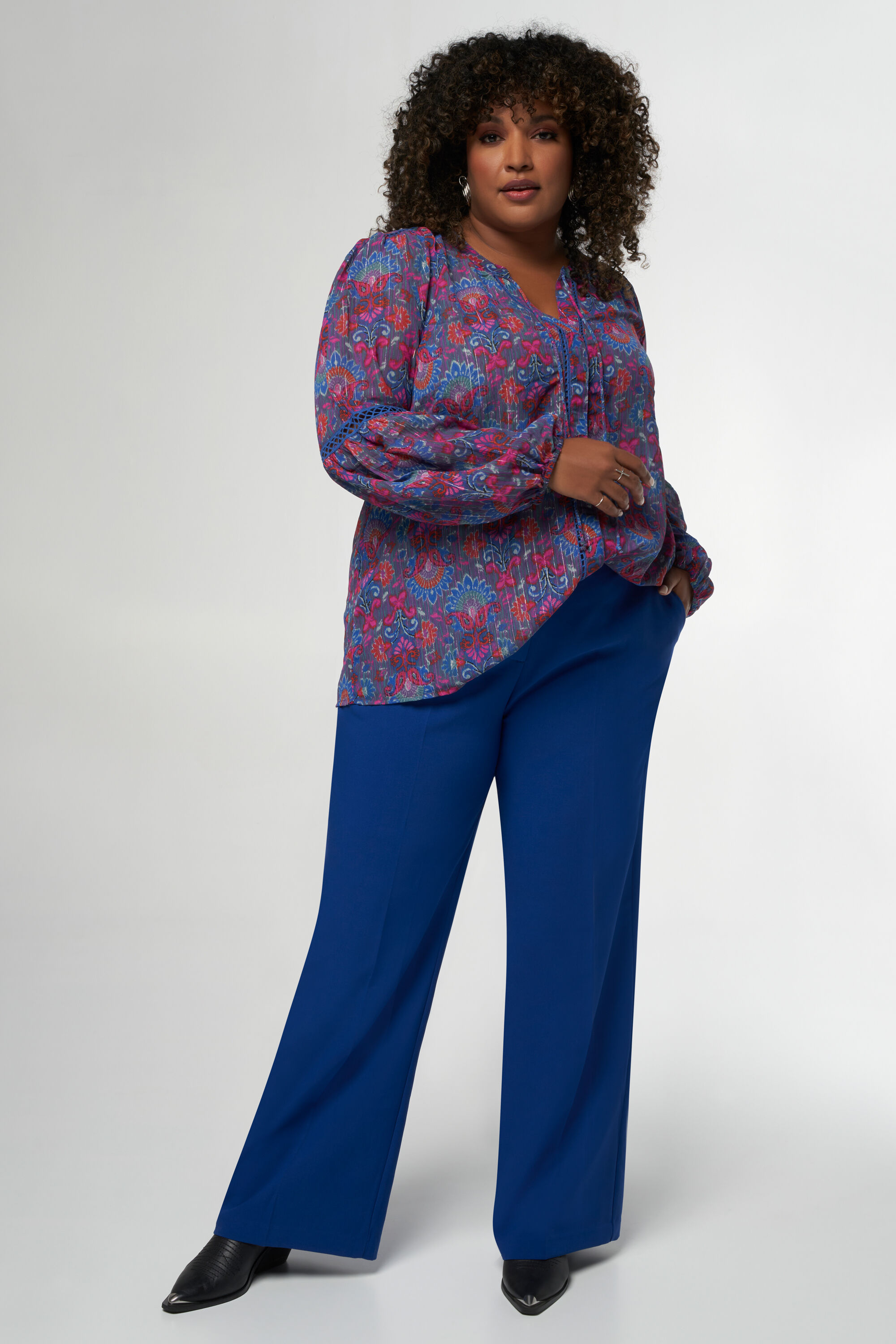 Bluse mit Paisley-Print  image number 0