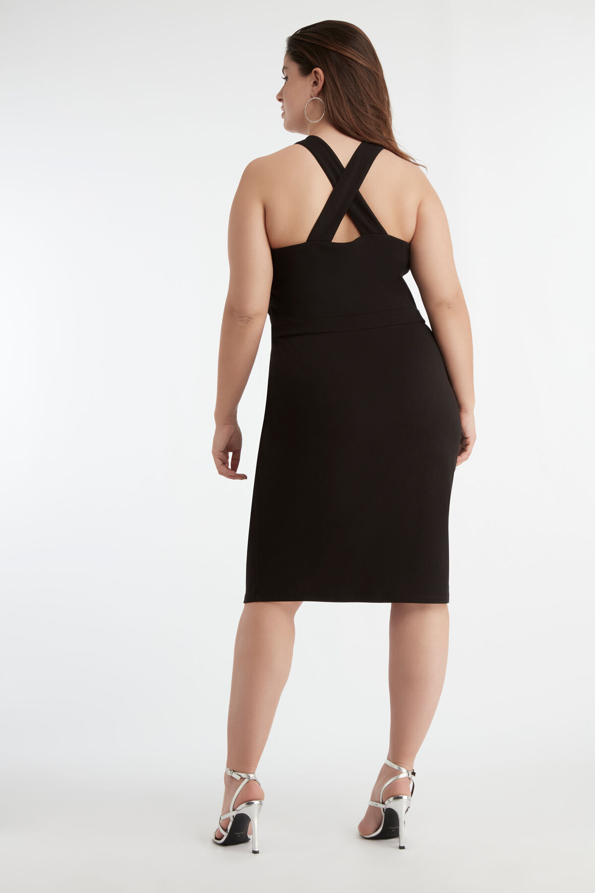 Kleid mit &uuml;berkreuzten B&auml;ndern image number 4