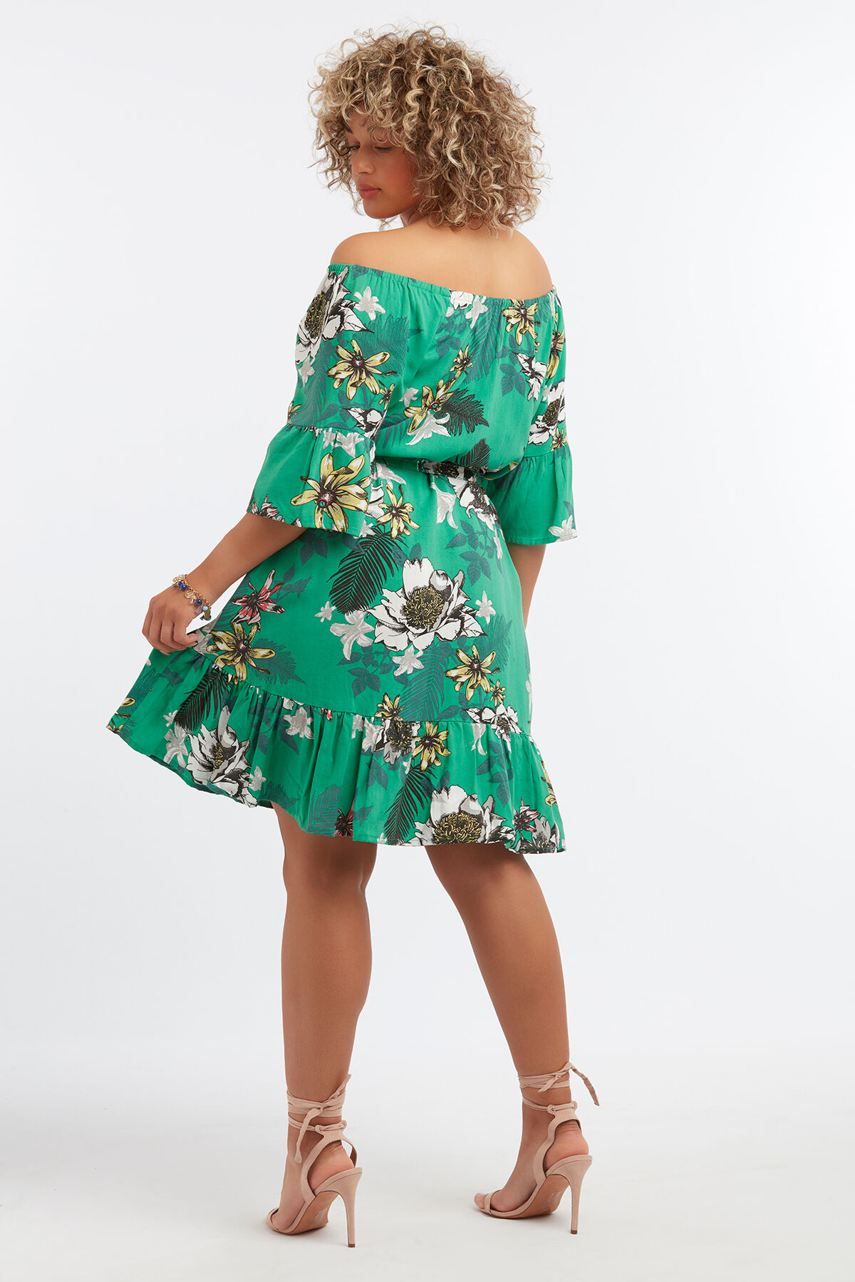 Kleid mit floralem Print image number 5