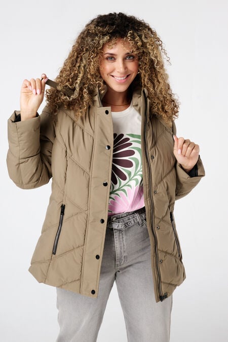 Steppjacke mit Kapuze  Steppjacke mit Kapuze