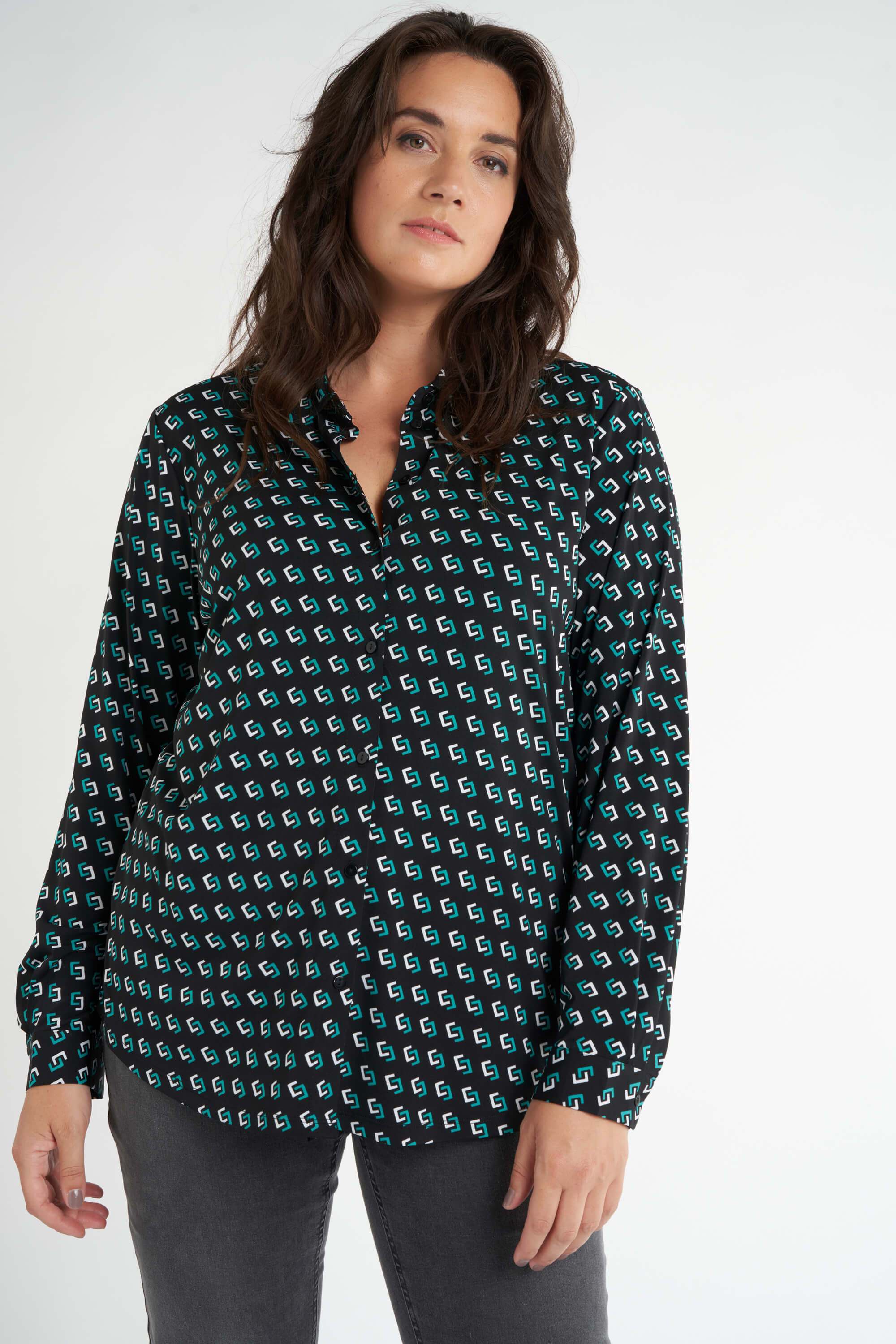 Bluse mit Print  image number 0