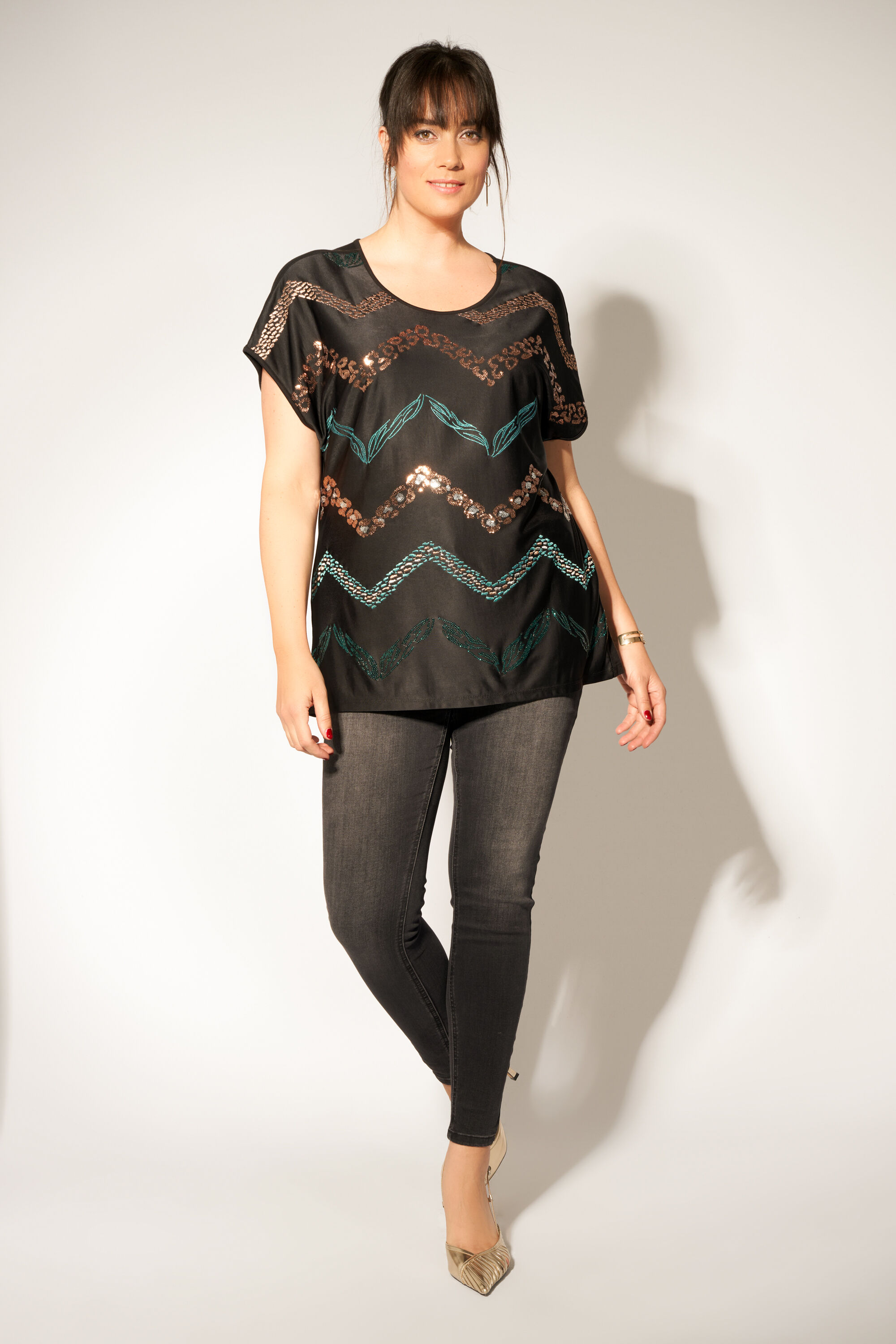 Tunika mit Pailletten image number 0