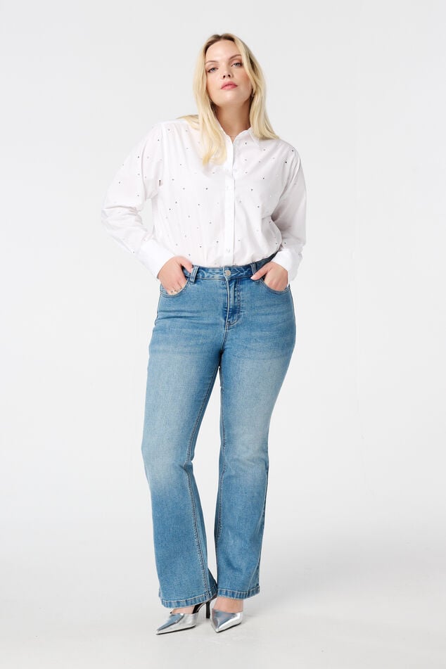 Bluse mit Nieten image number 5