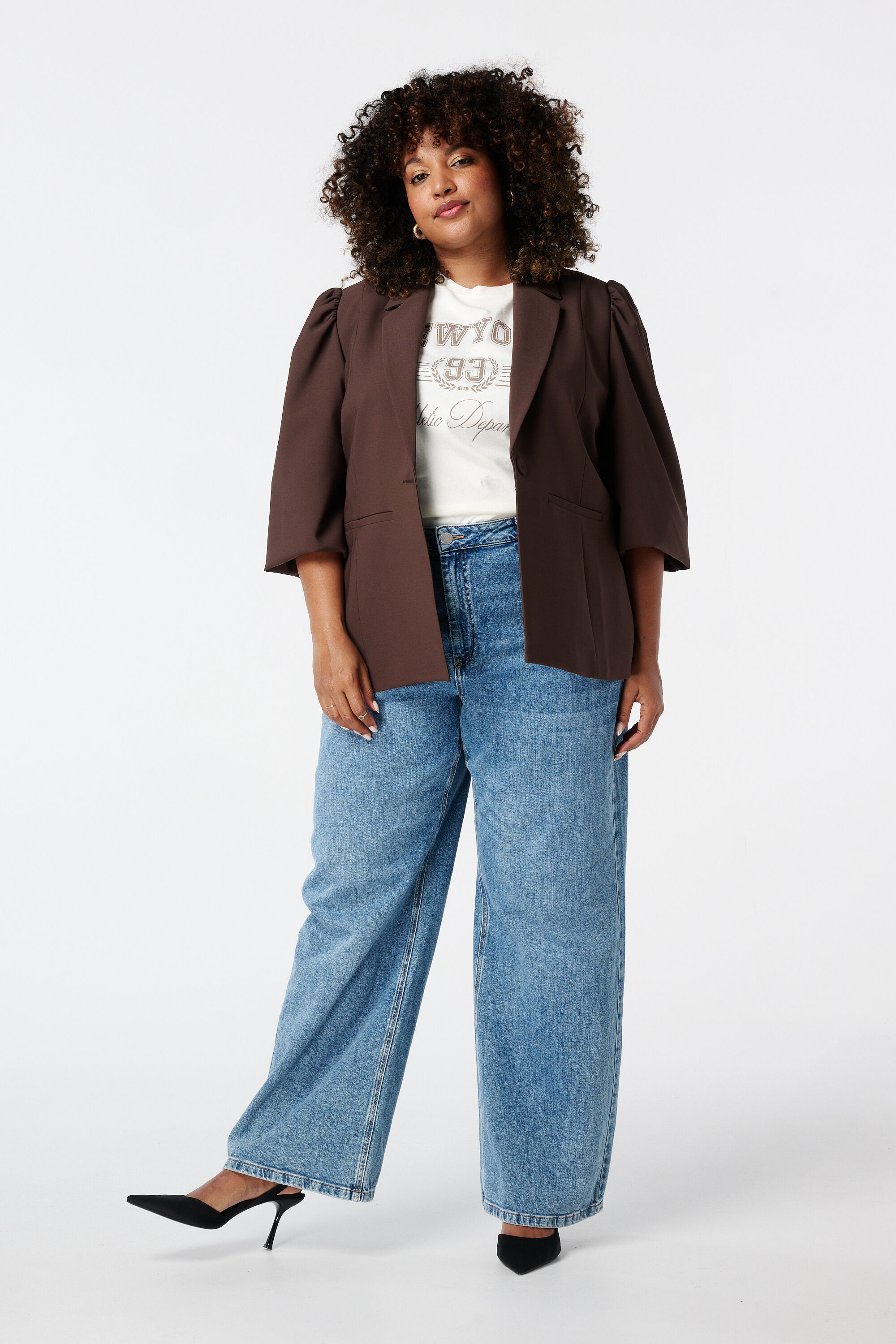 Blazer mit Puff&auml;rmeln image number 5