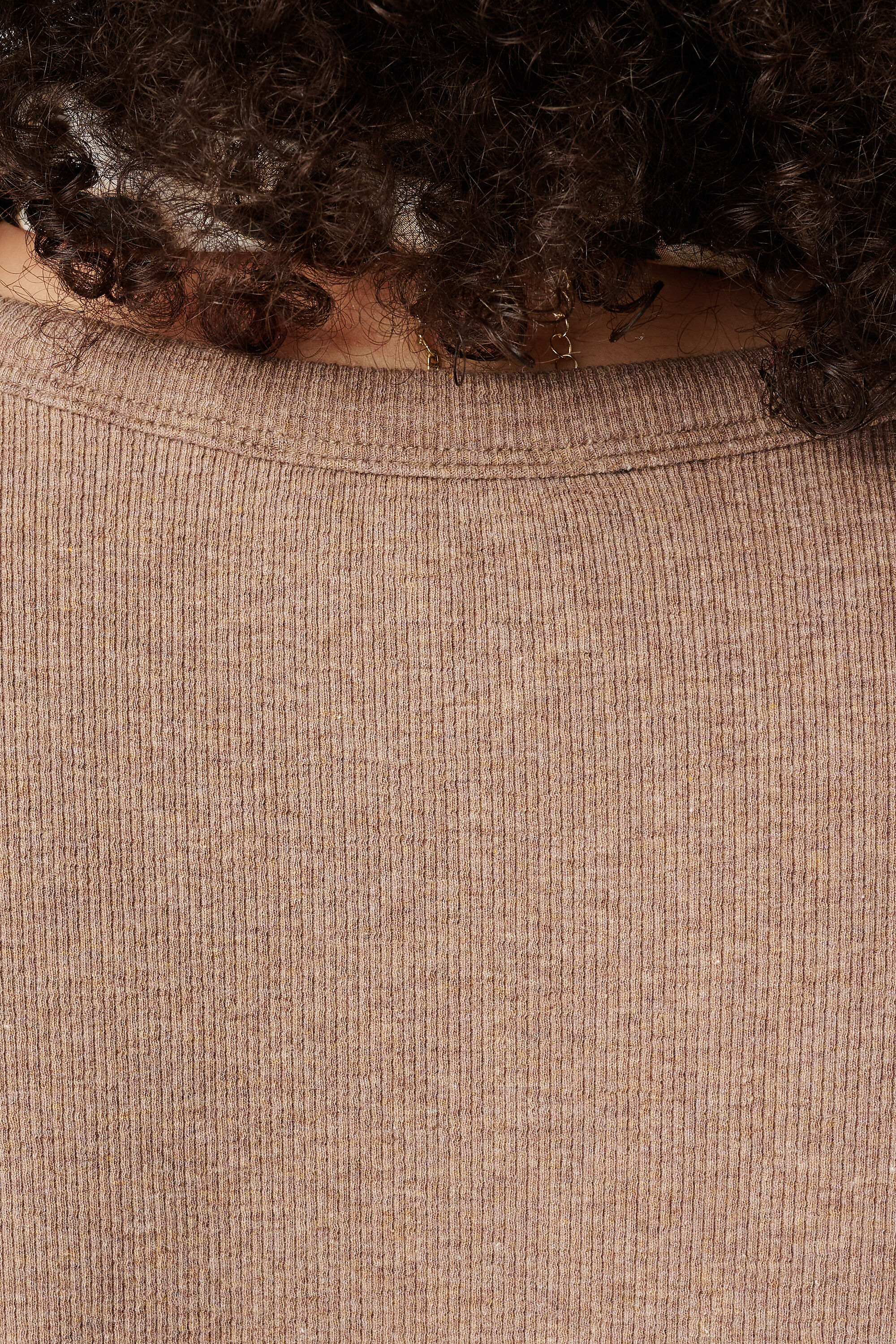 Basic Top aus Rippstoff image number 6