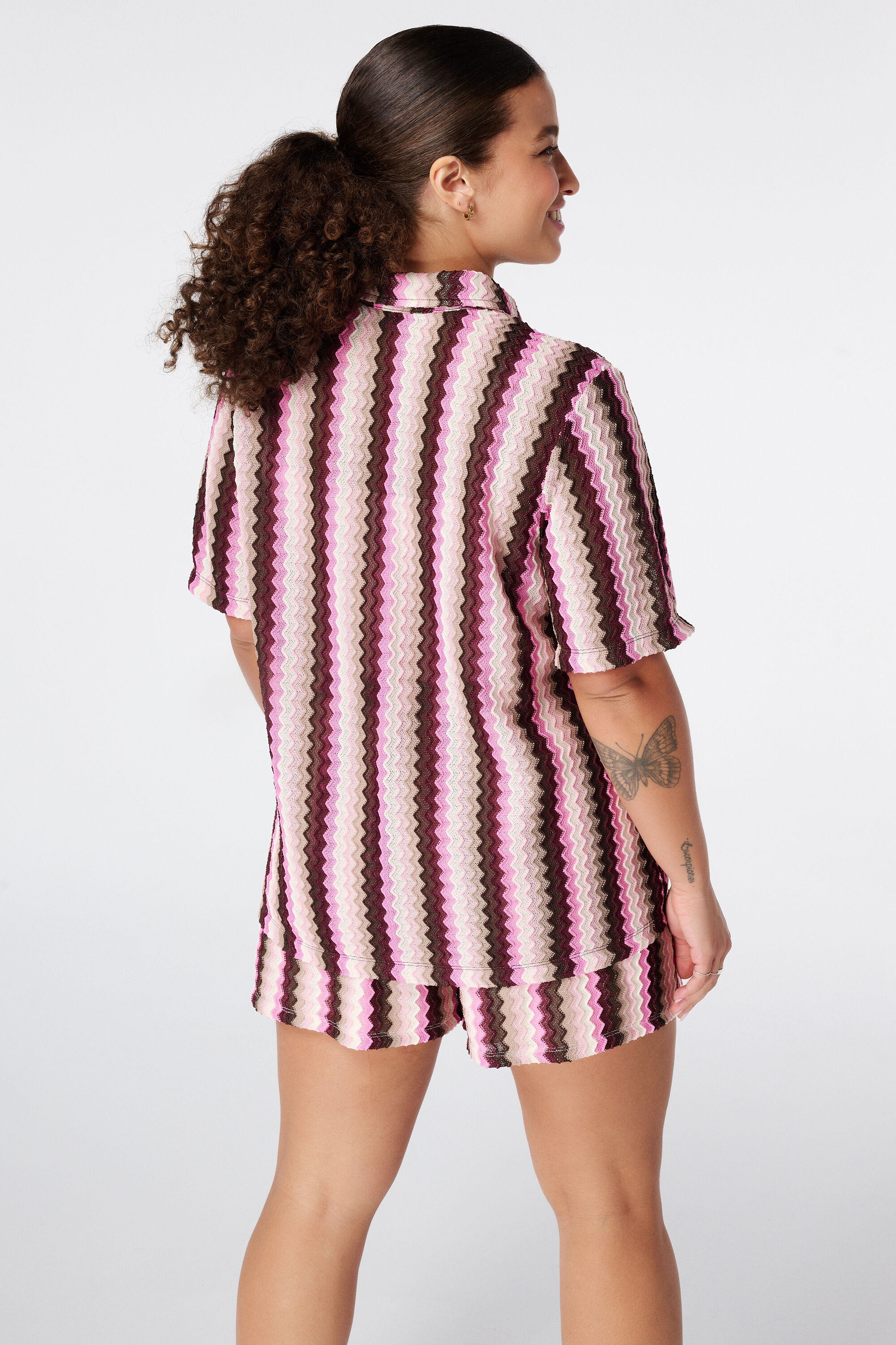 Crochet Polo Top image number 3