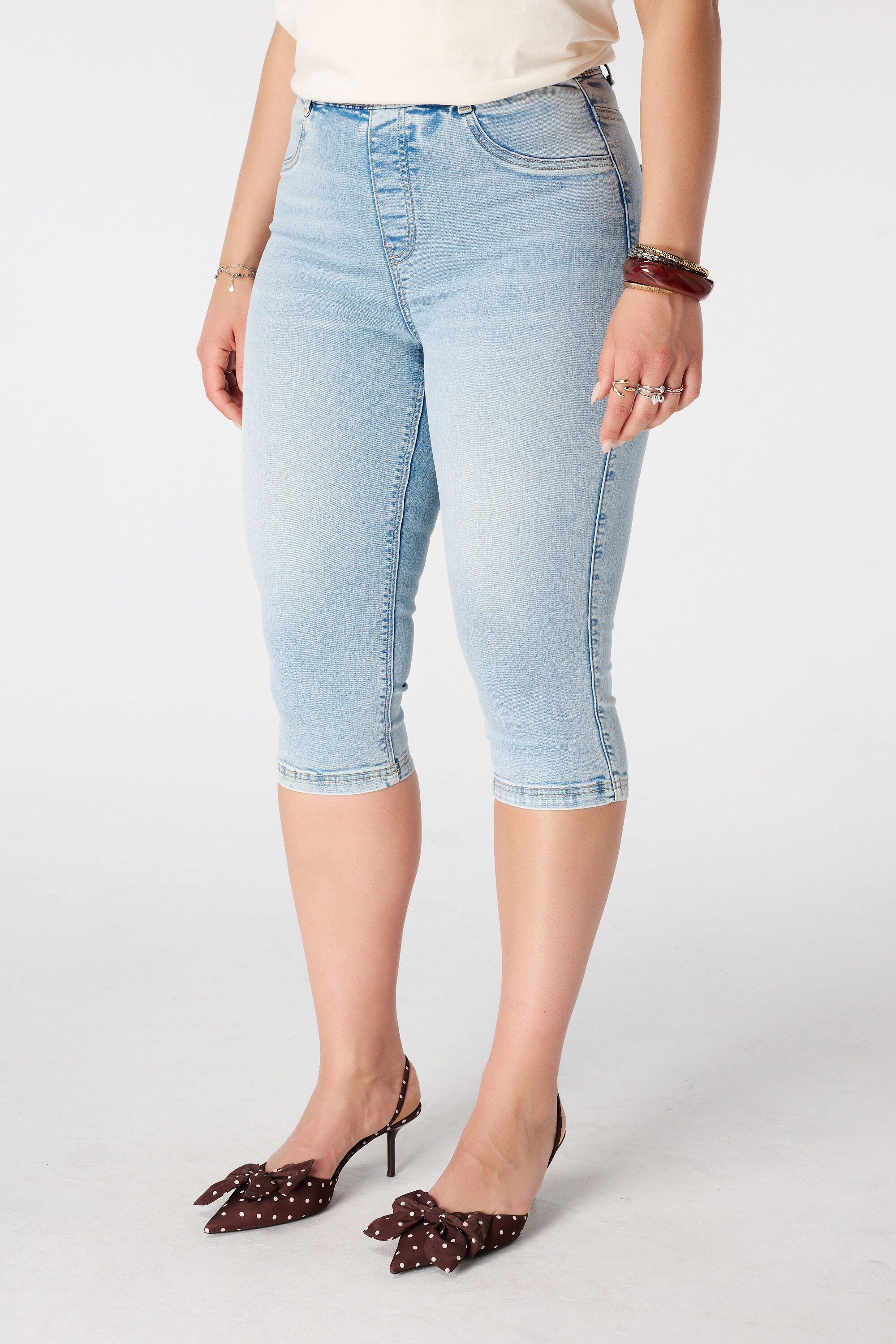 Capri Treggings in Denim Optik image number 5