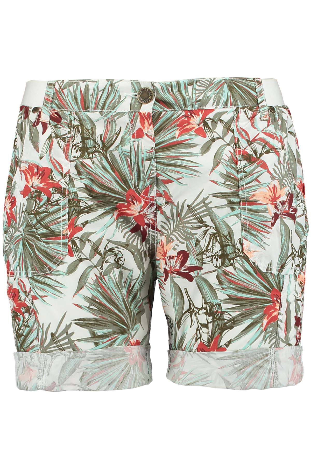Viskose-Shorts mit Print image number 1