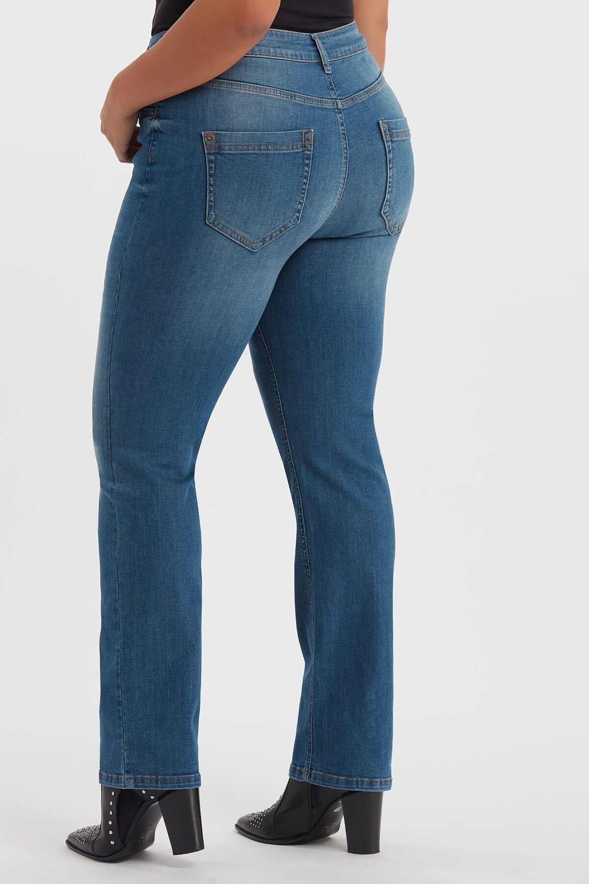 Straight-Leg Jeans LILY   image number 3