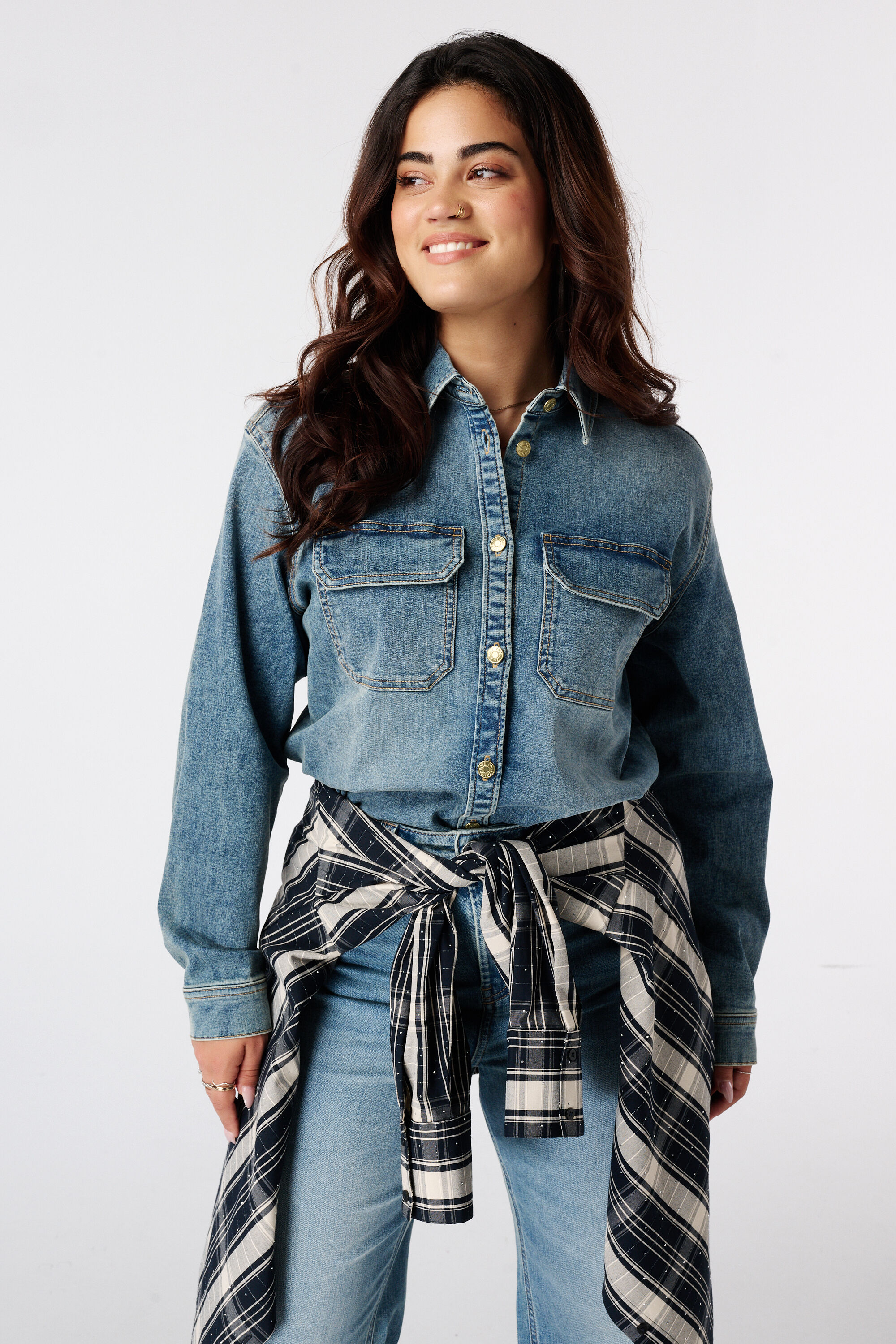 Denimbluse