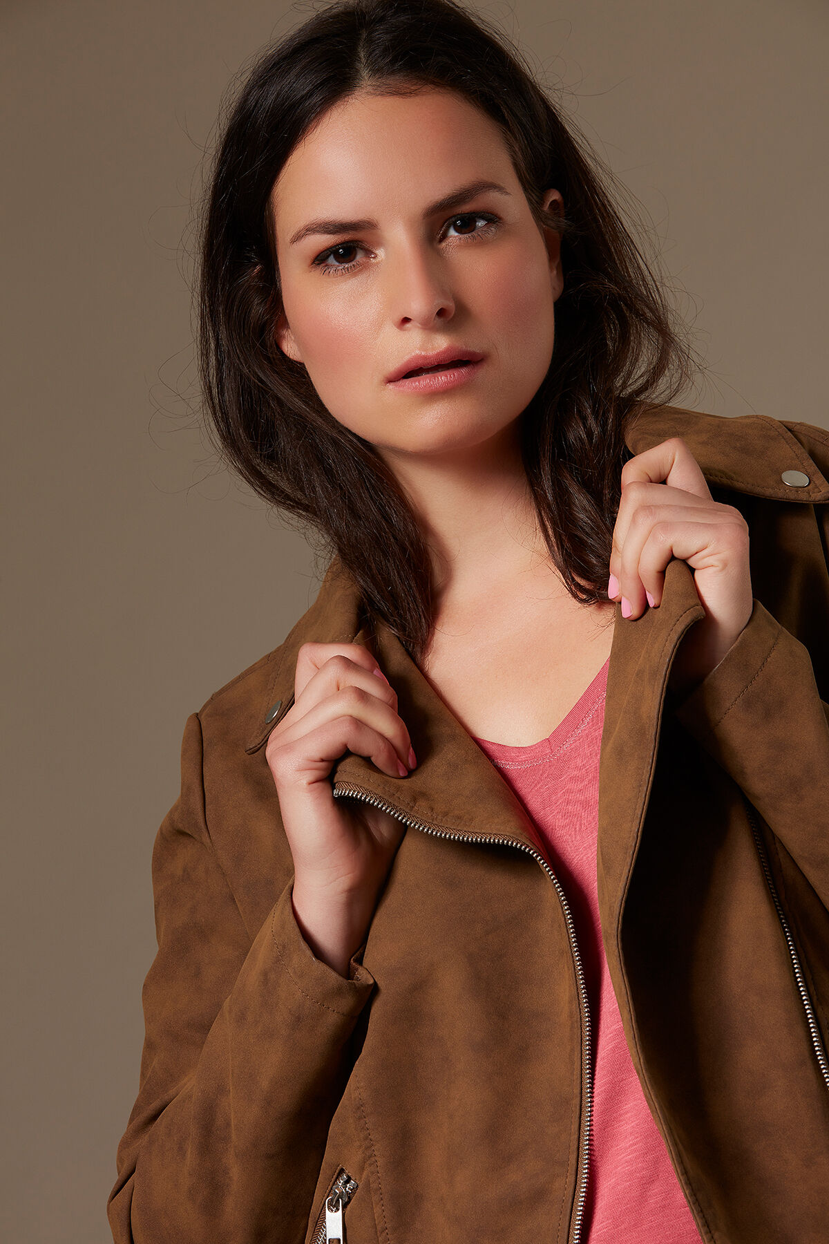 Kunst-Wildleder-Jacke image number 3