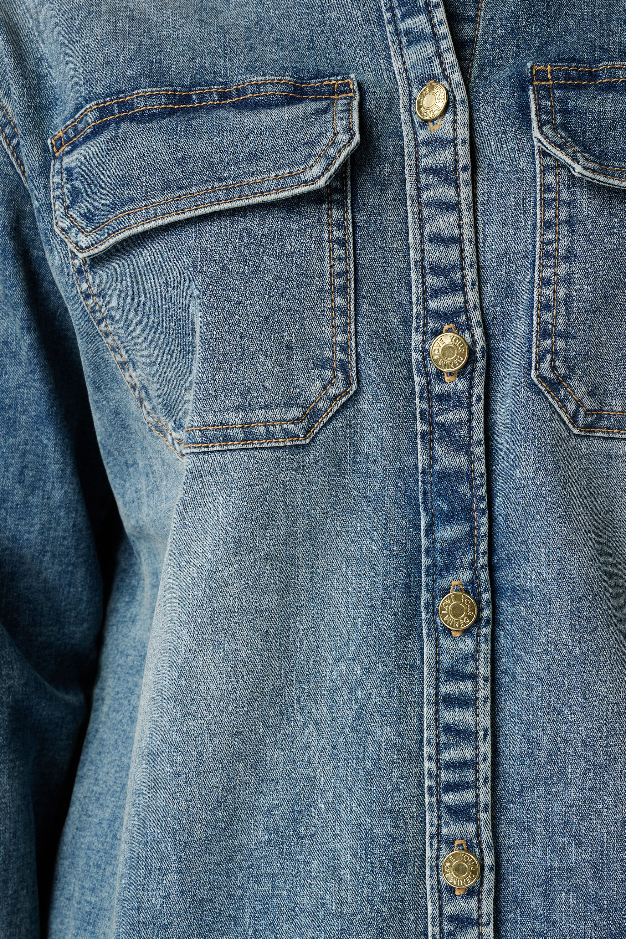 Denimbluse image number 6