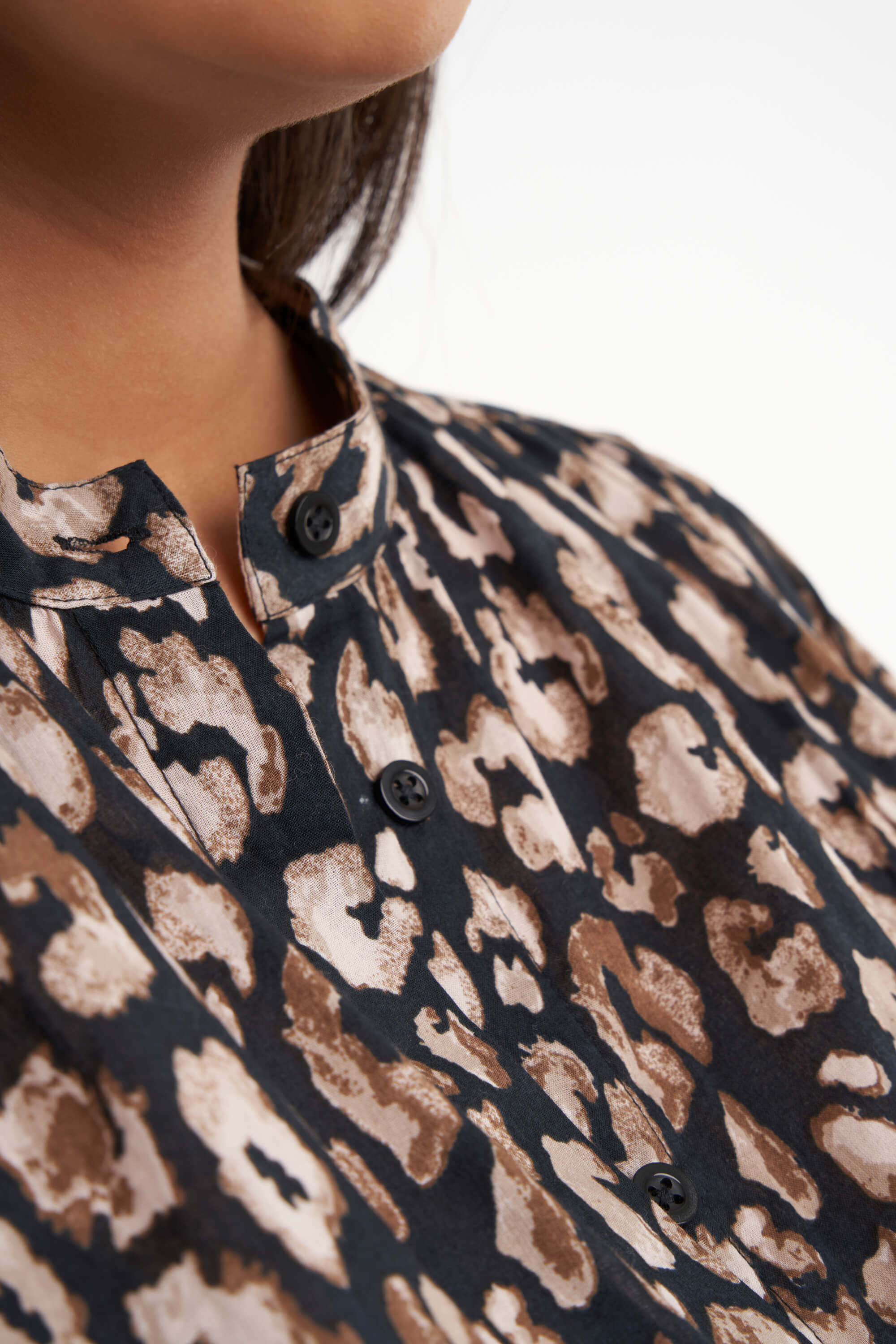 Bluse mit Leopard-Print  image number 5