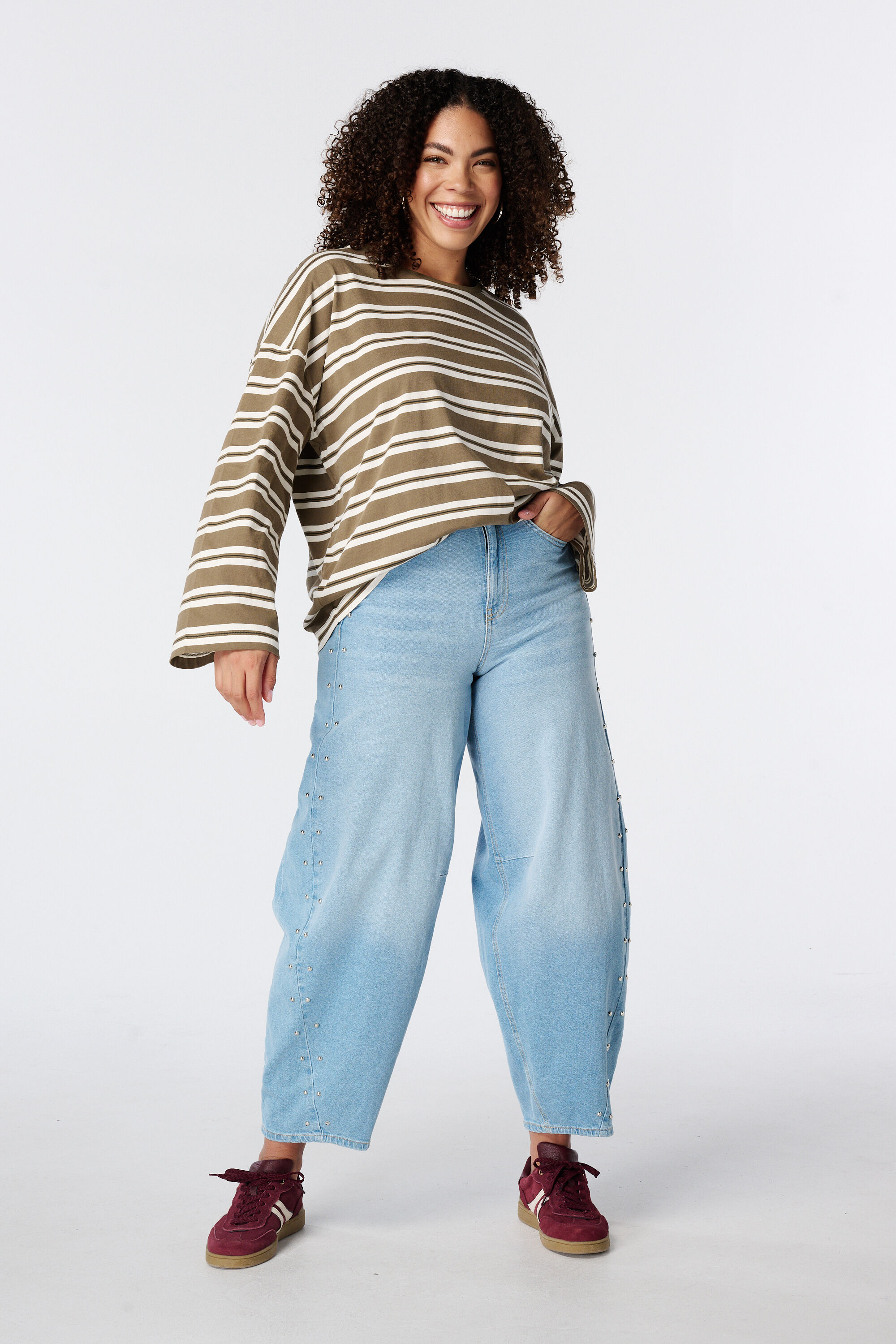 Gestreiftes Langarmshirt image number 5