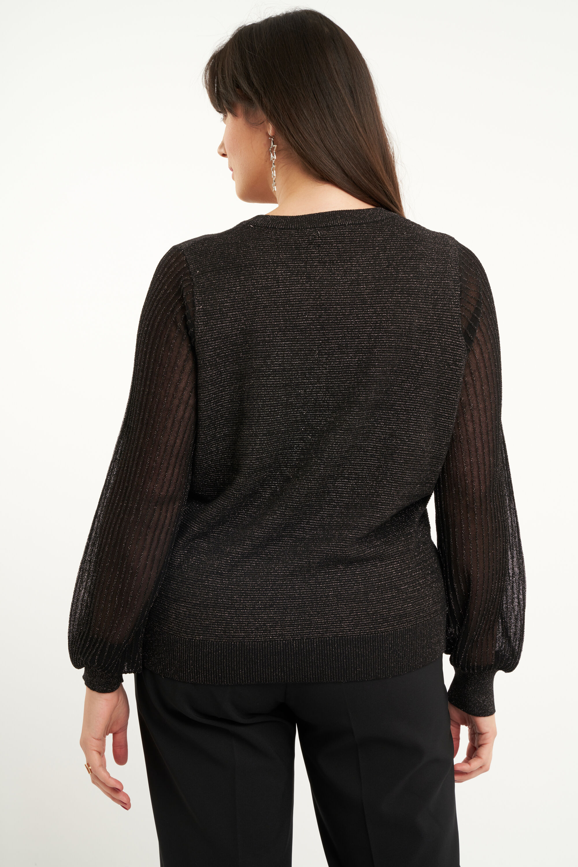 Pullover mit Glitzerdetail image number 3