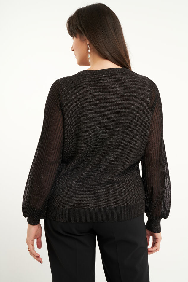 Pullover mit Glitzerdetail image number 3