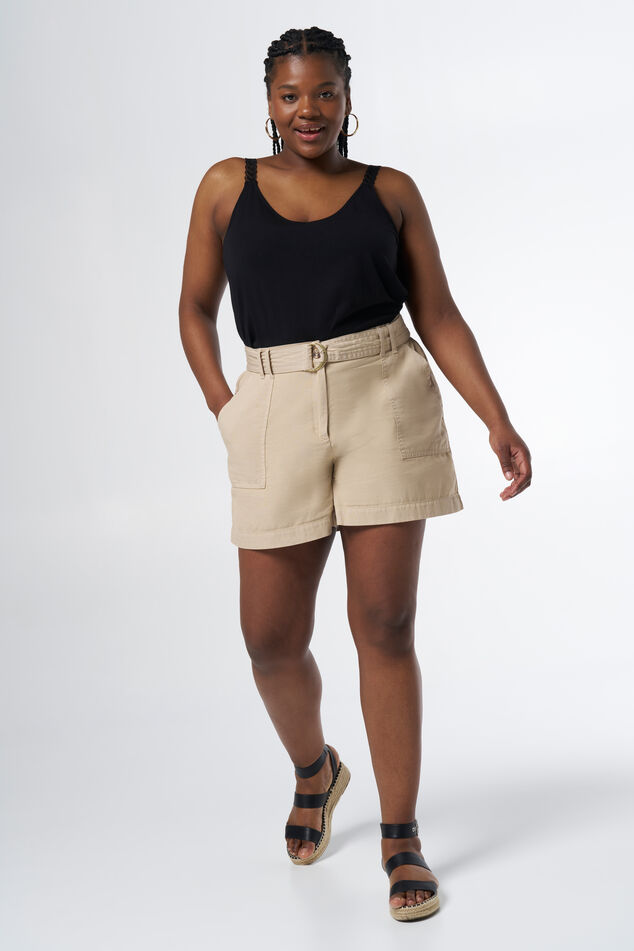 Shorts mit Gürtel image number 0