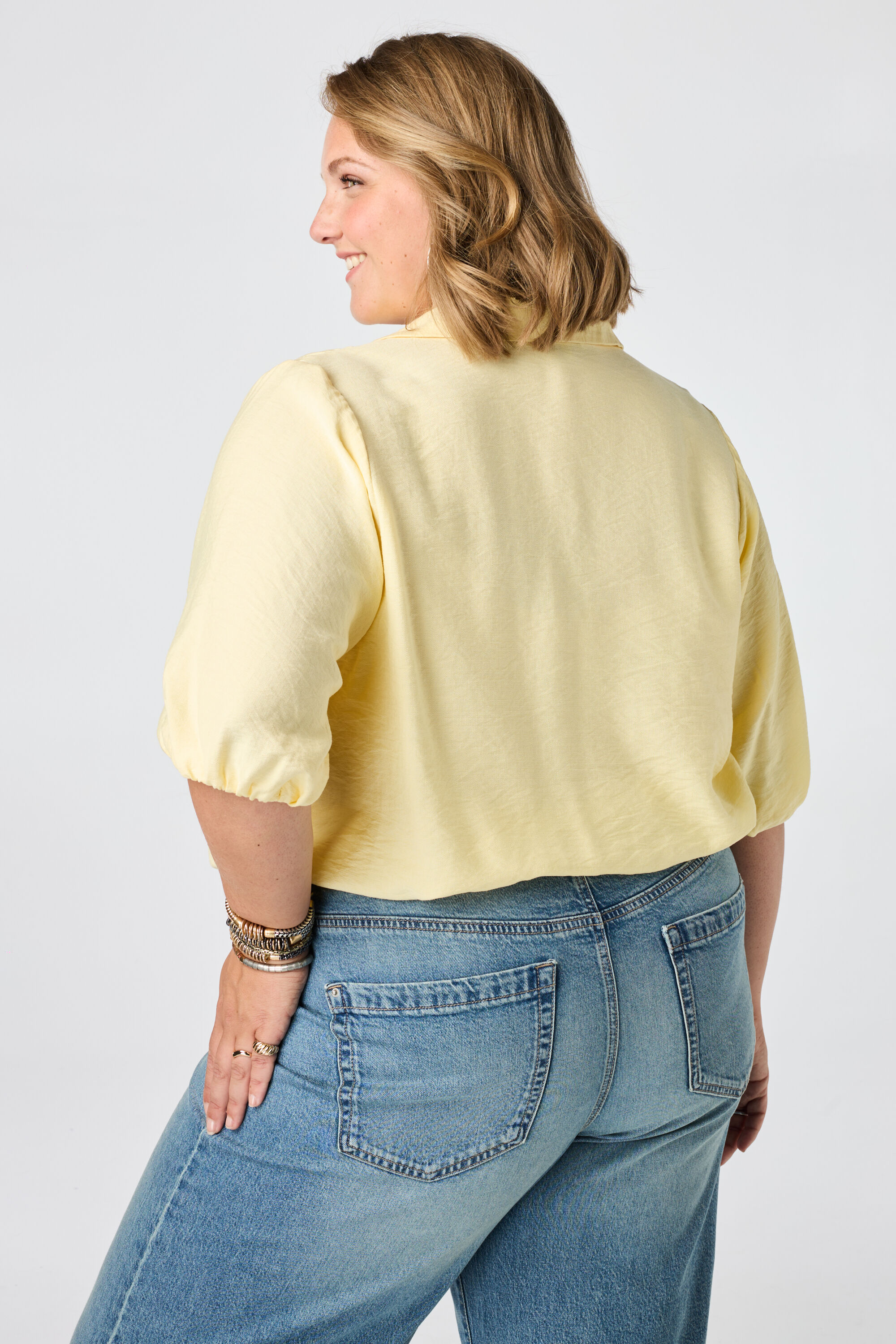Bluse mit Puff&auml;rmeln image number 3