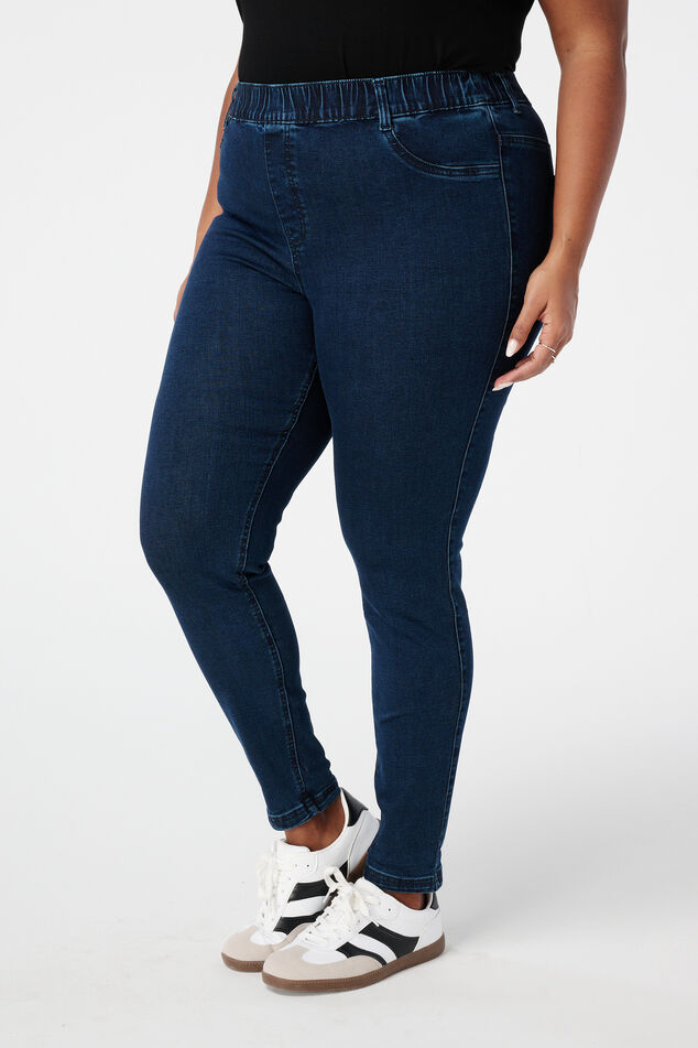 Treggings im Jeans-Look image number 5