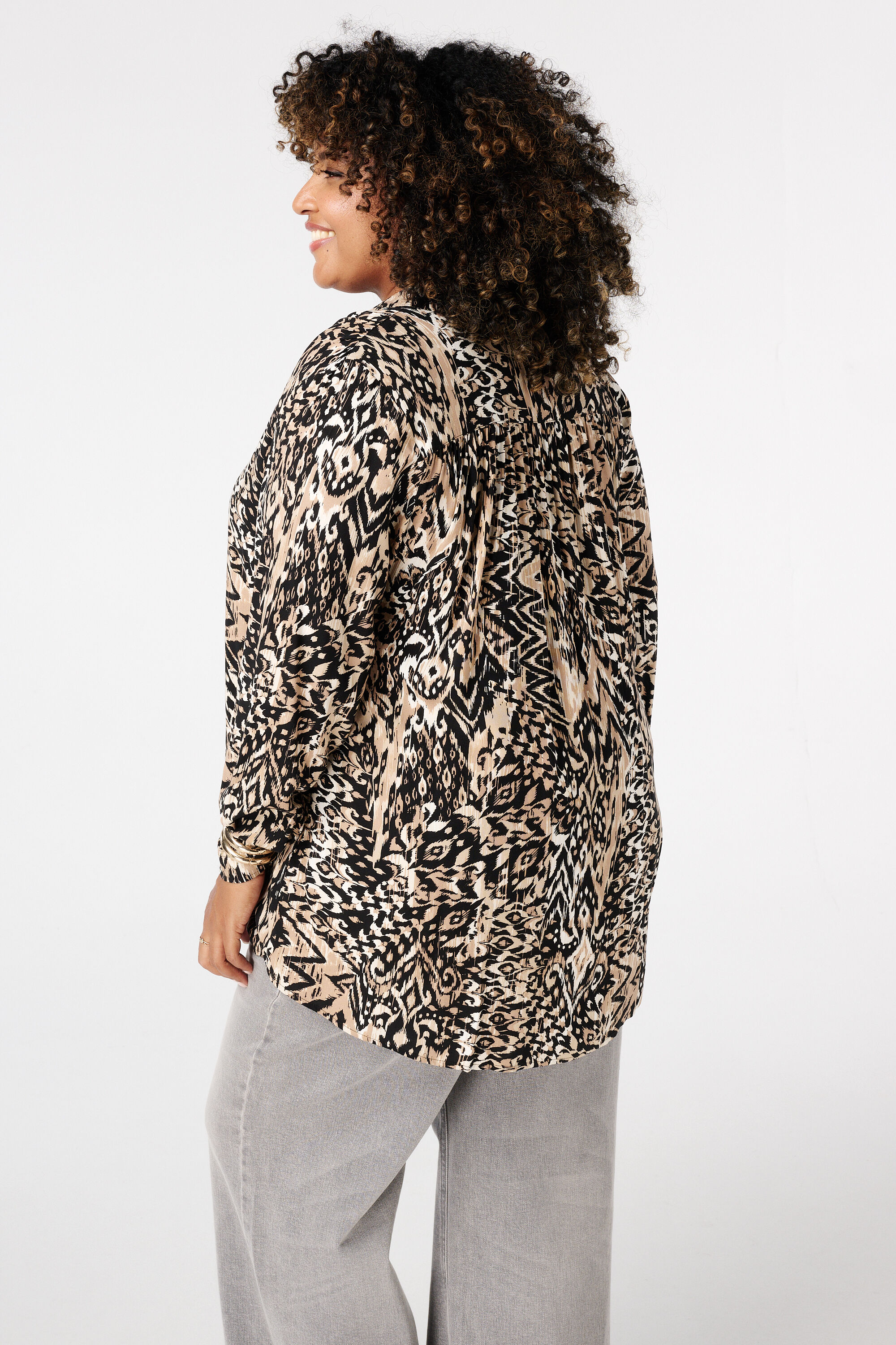 Bluse mit Print image number 3