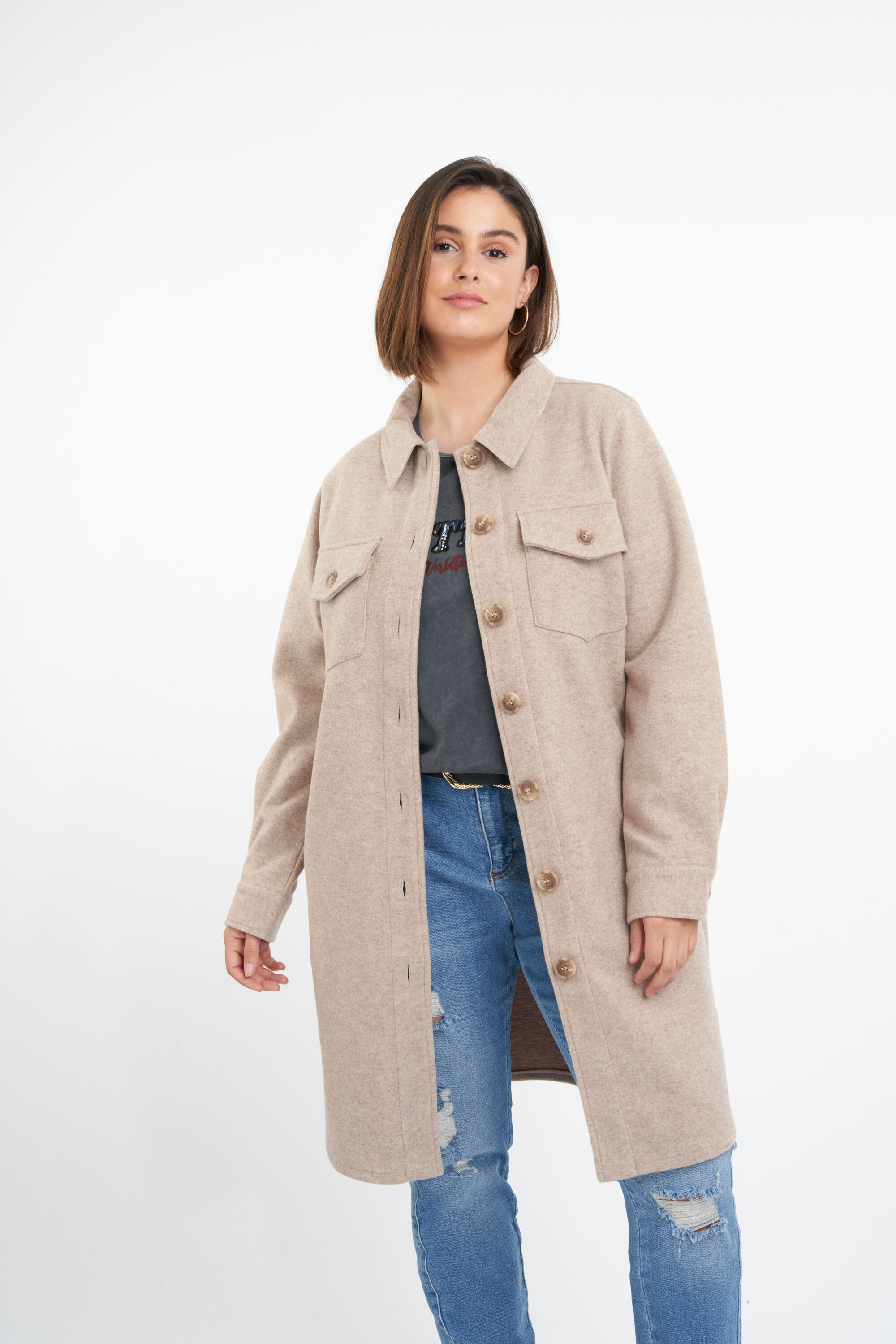 Lange Shacket  image number 5