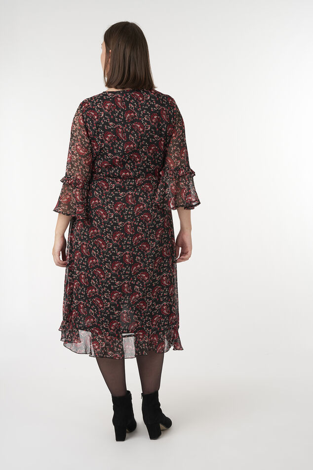 Kleid mit Blumen-Print image number 4