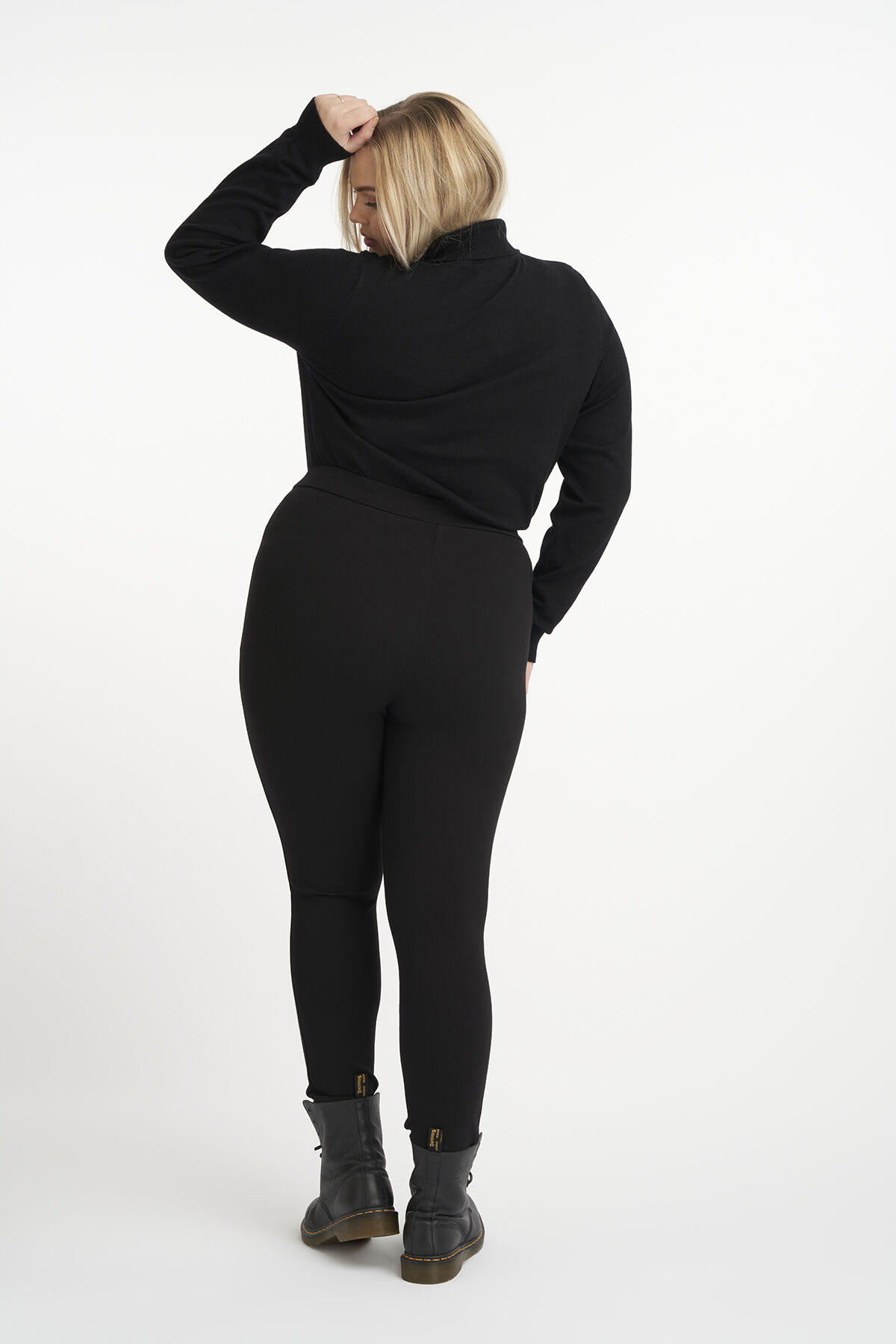 Treggings mit Knopf-Detail image number 3