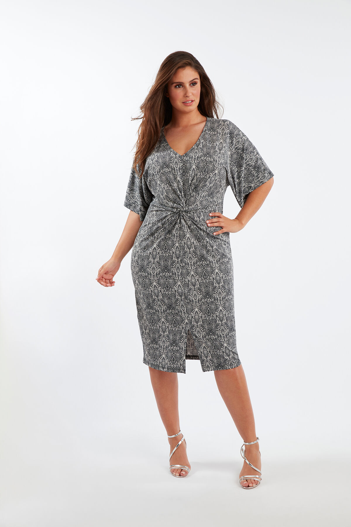 Kleid mit Schlangen-Print image number 3