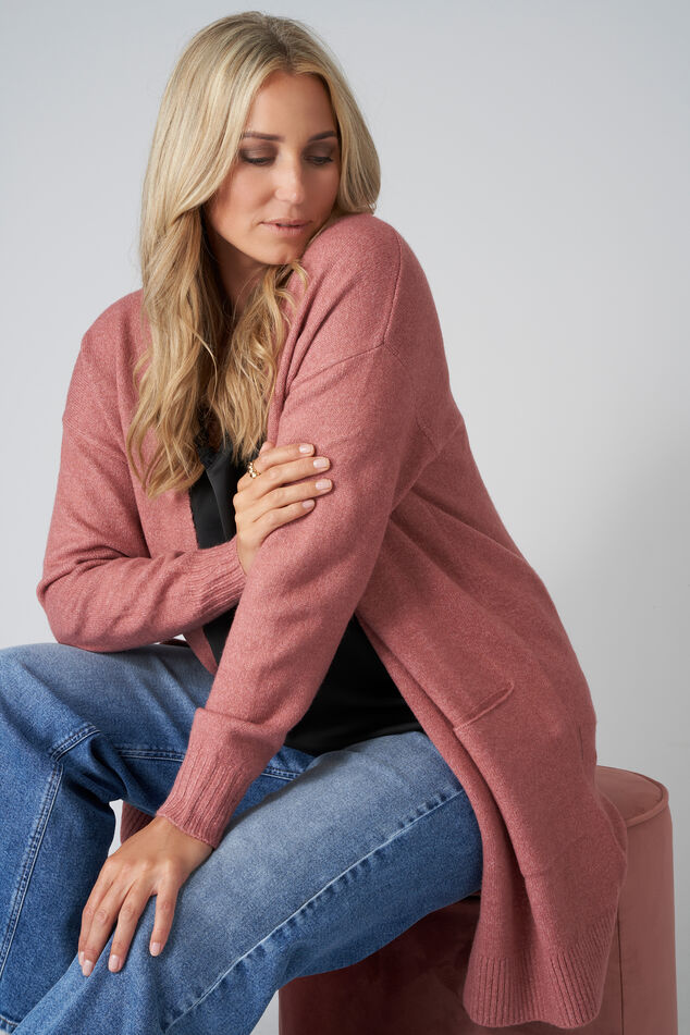 Langer offener Cardigan image number 0