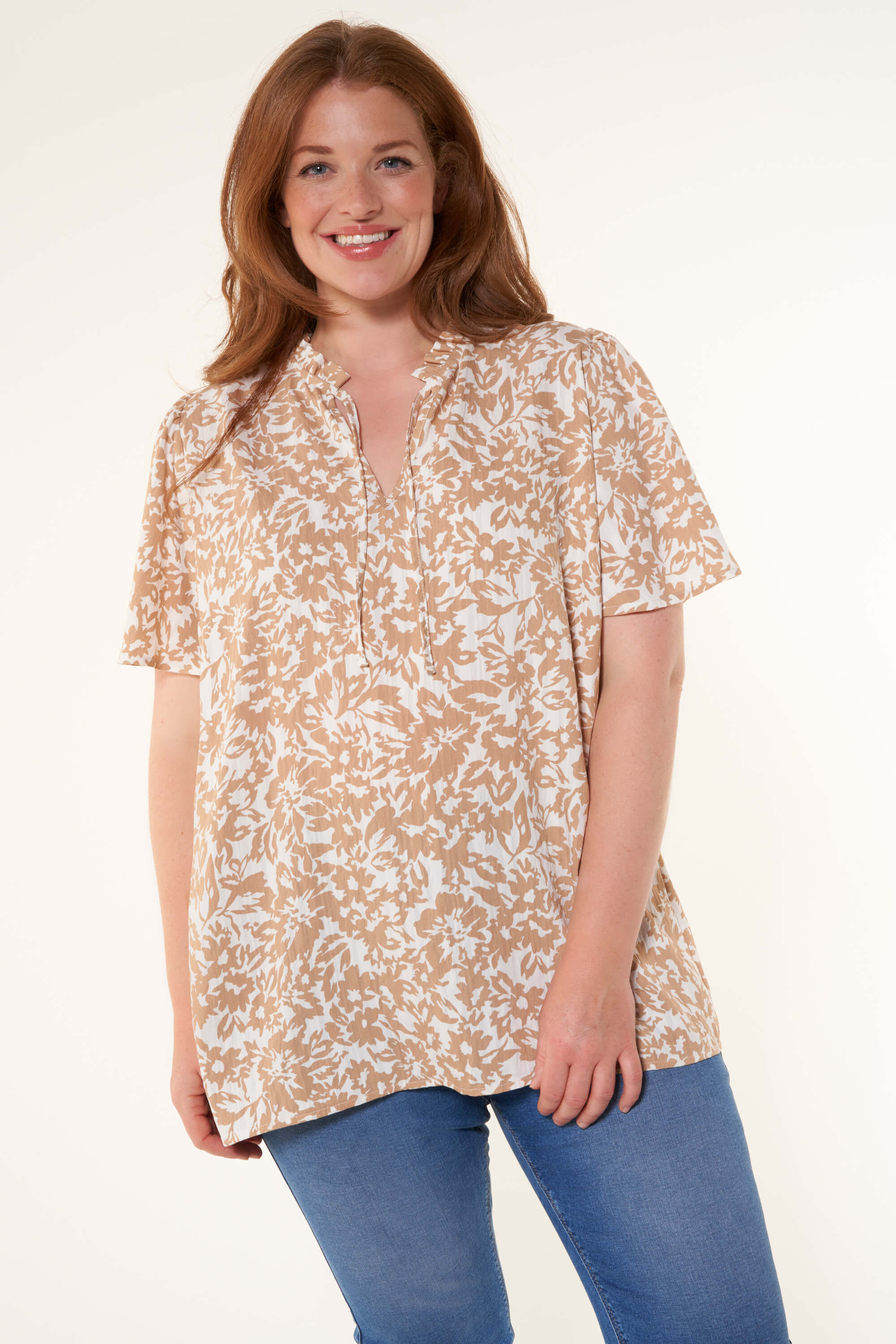 Kurz&auml;rmlige Bluse  image number 4