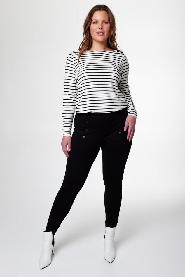 Treggings mit Knöpfen image number 0