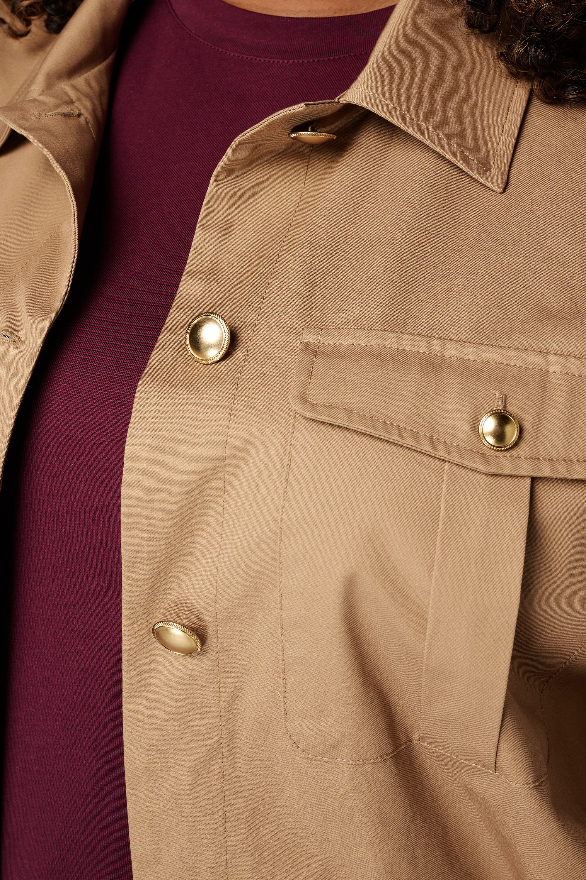 Utility Jacke mit Puff&auml;rmeln image number 6