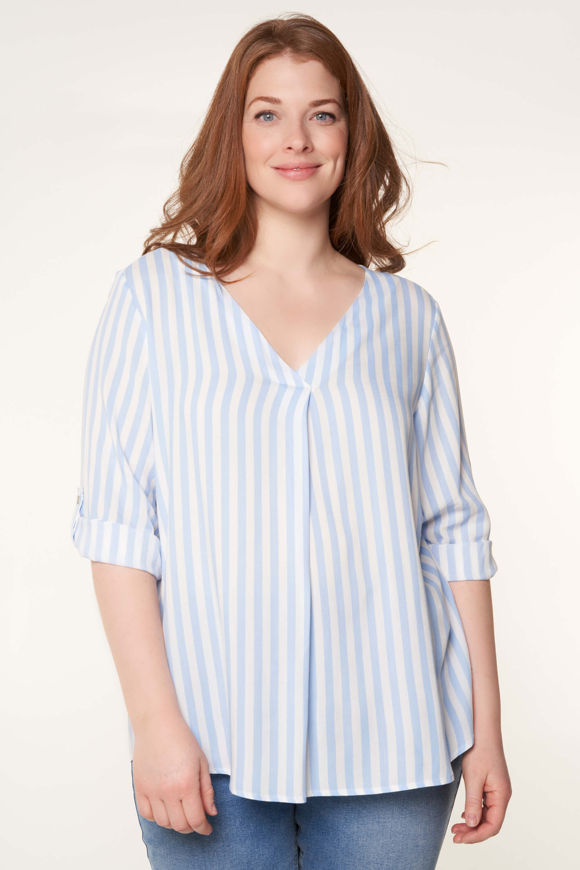Bluse mit V-Ausschnitt image number 6