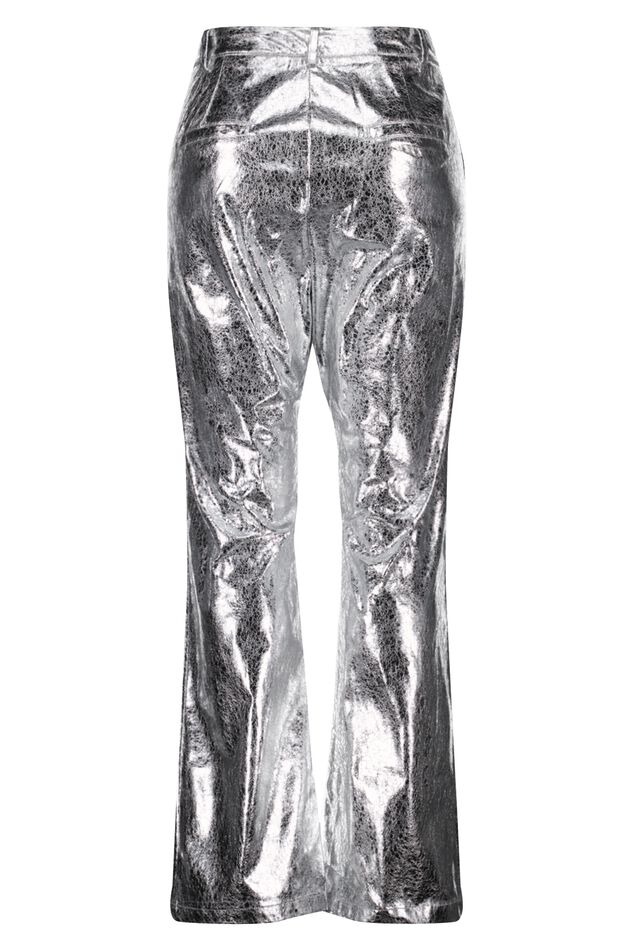 Metallic-Hose mit geradem Bein  image number 3