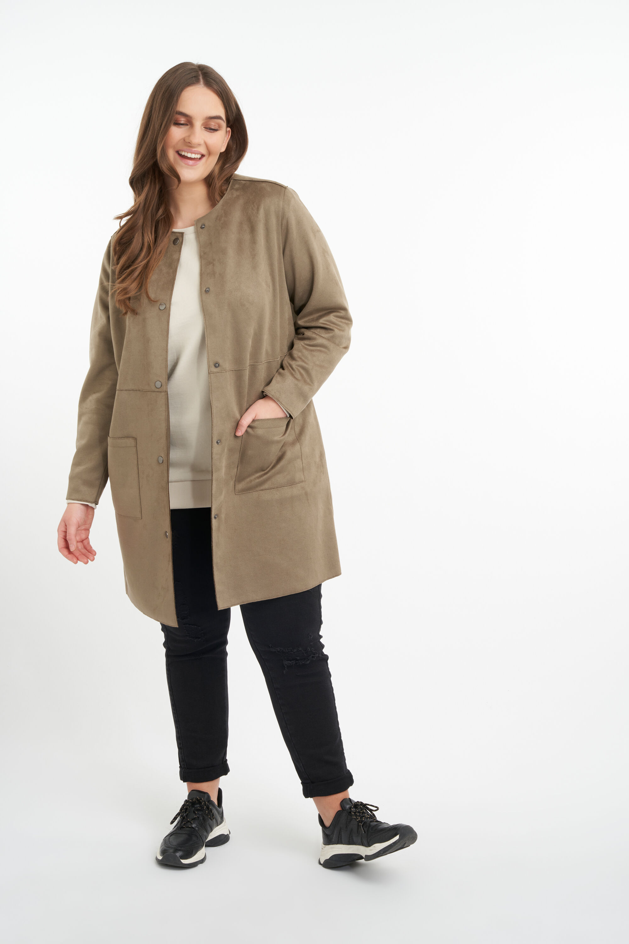 Wildlederimitat-Jacke  image number 5