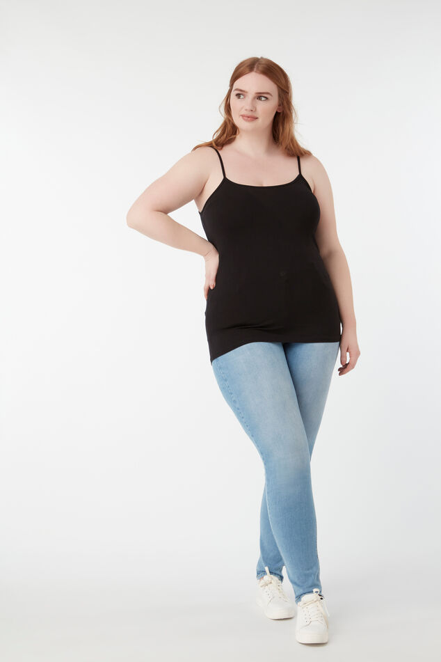 Cami-Top aus Baumwolle mit Spaghetti-Trägern image number 5