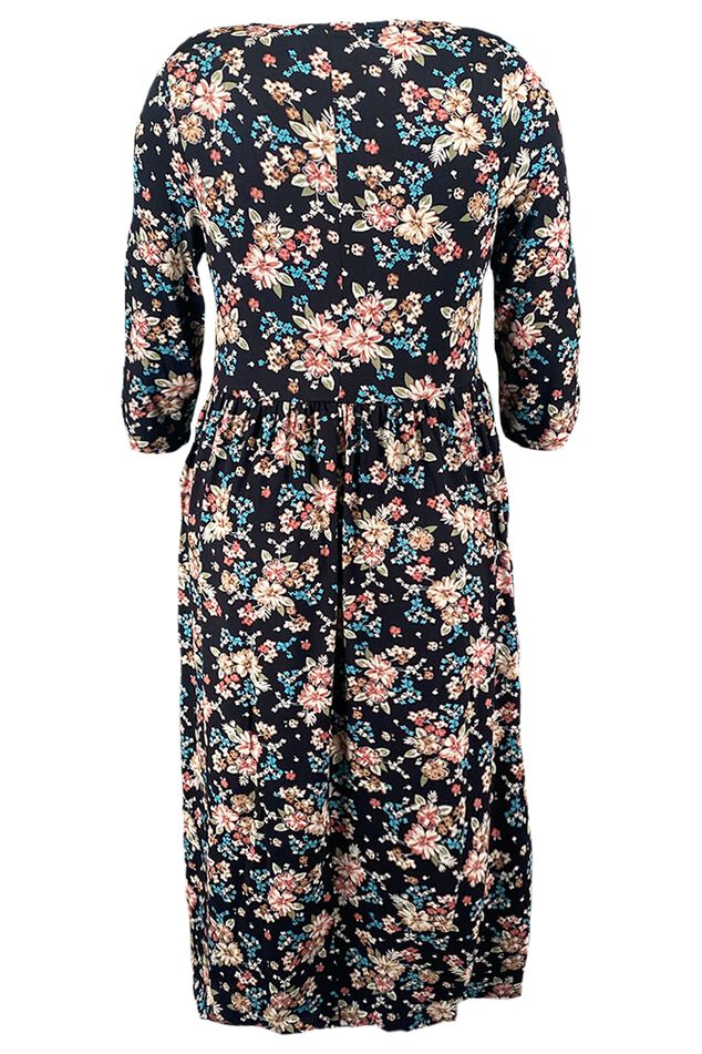 Langes Kleid mit Print  image number 2