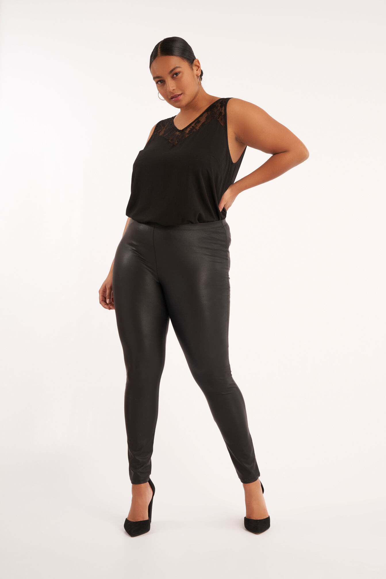 Leggings aus Kunstleder image number 5