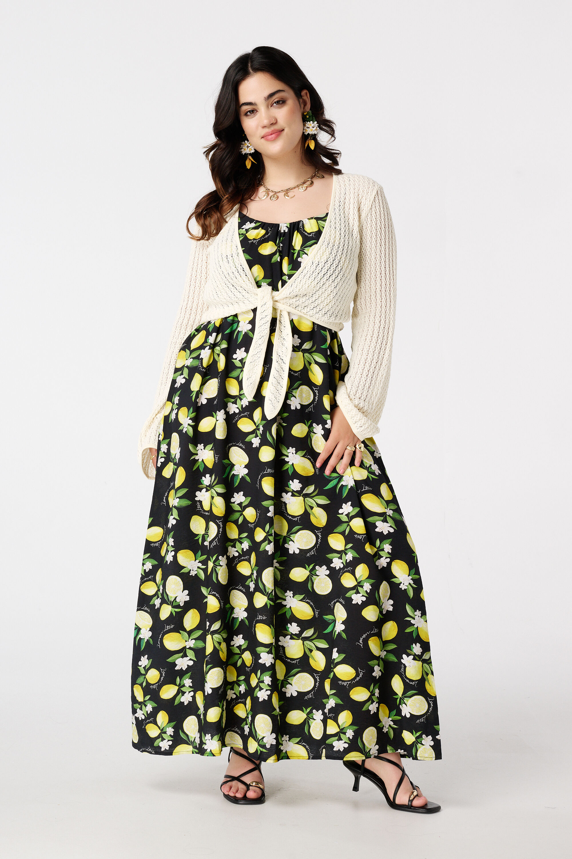 Strickstrickjacke mit Knopfleiste image number 5