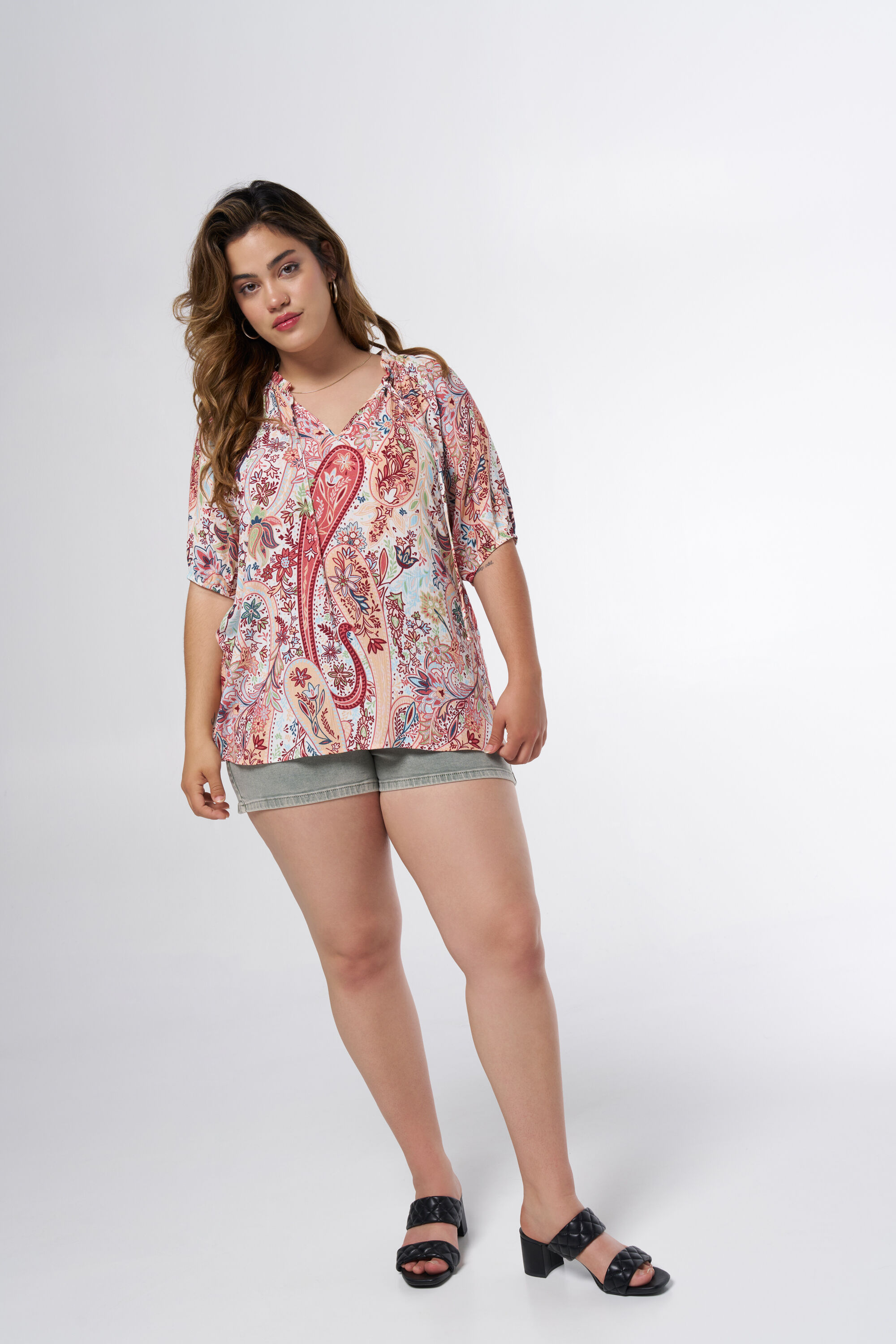 Bluse mit Schleifendetail  image number 5